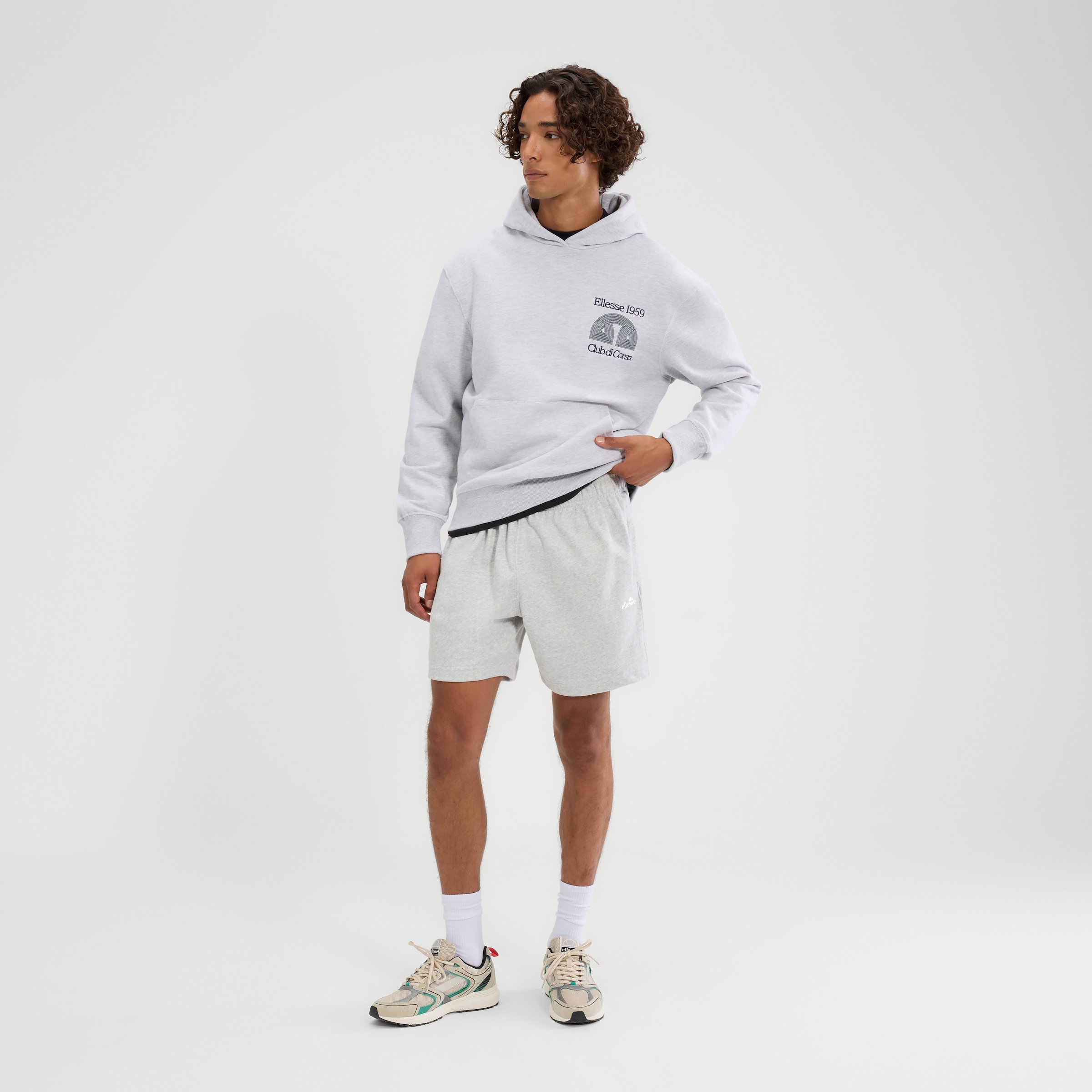 Ellesse Sweatshorts »ZANICA SHORT«  für Erwachsene, mit Gummizug, aus Baumwolle und Polyester