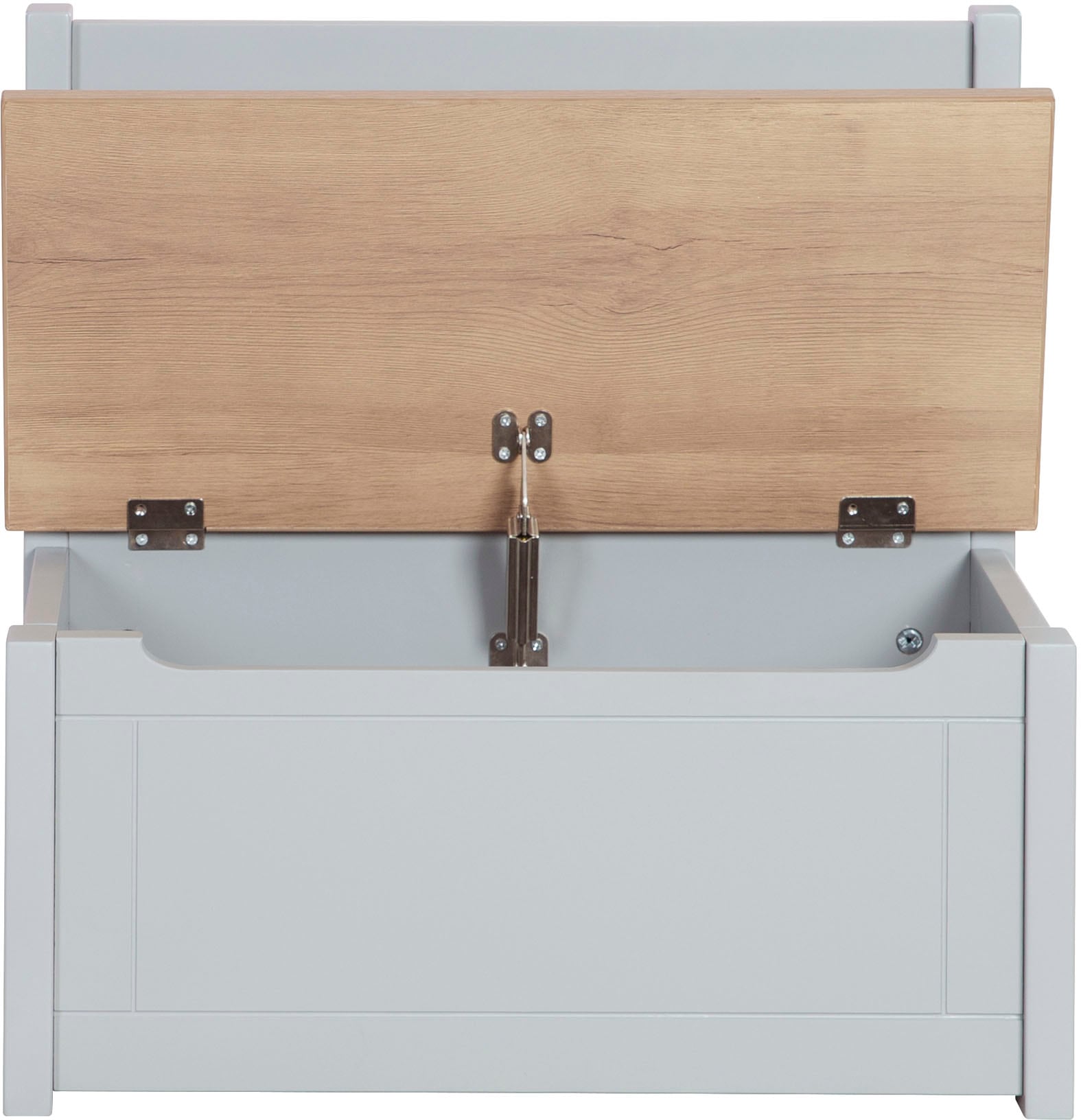 roba® Truhenbank »Woody, natur & taupe«, aufklappbar