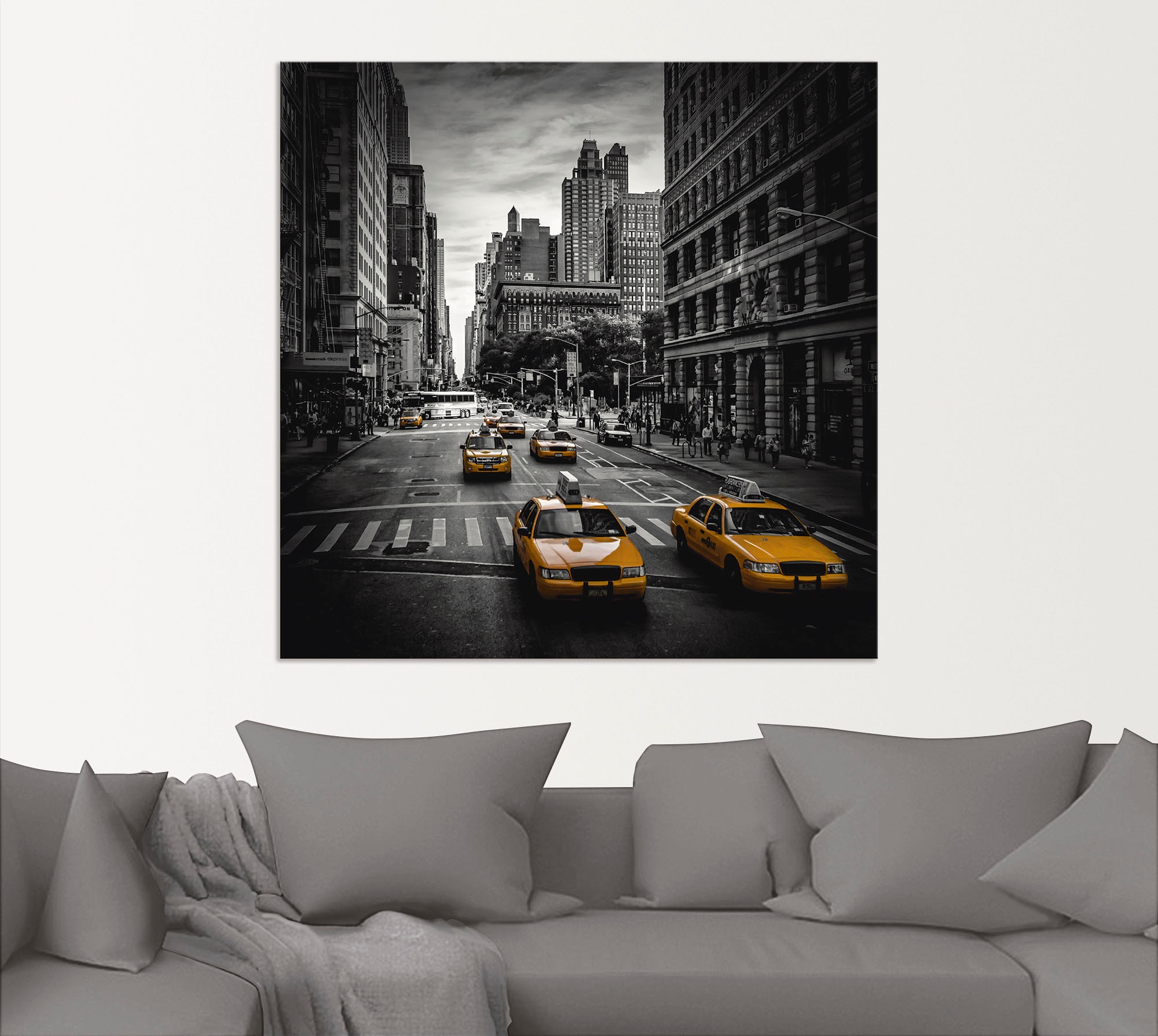 Artland Wandbild »New York City Verkehr 5th Avenue«, Amerika, (1 St.), als günstig online kaufen