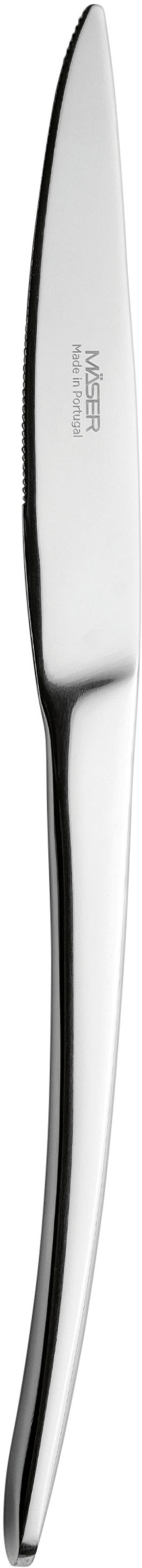 MÄSER Tafelmesser »Nigran« silberfarben