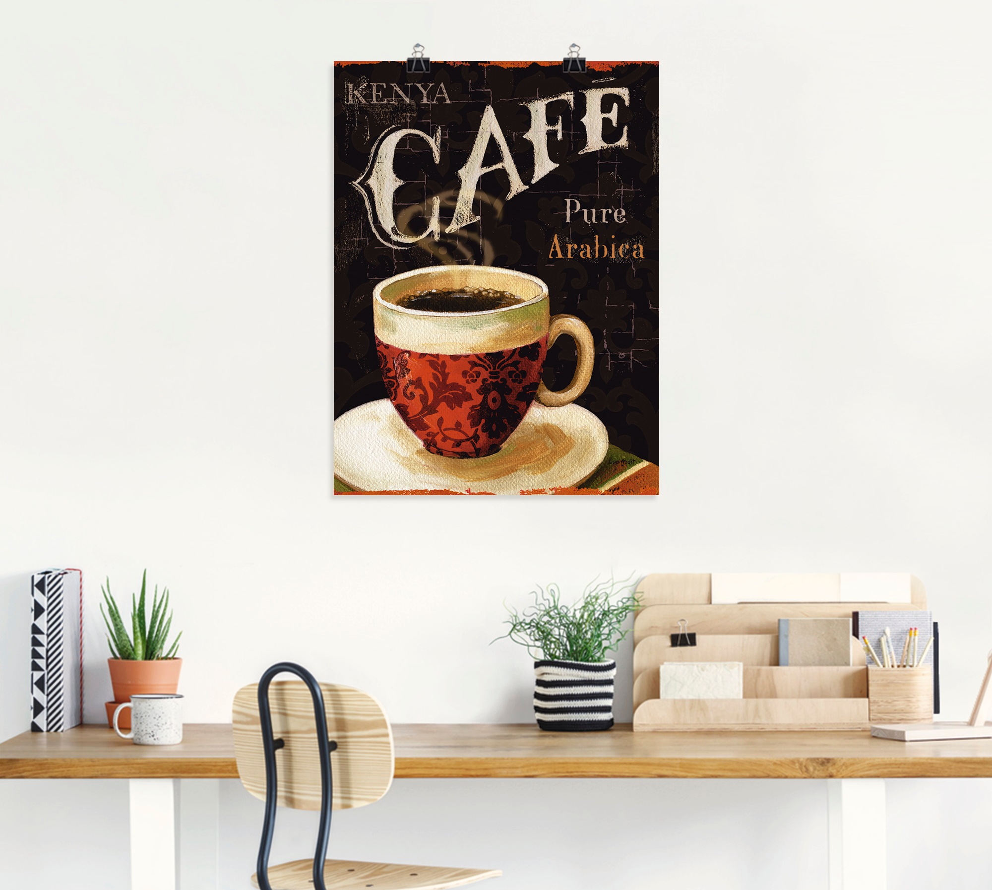 Artland Wandbild »Heutiger Kaffee I«, Getränke, (1 St.), als Leinwandbild, Poster in verschied. Größen