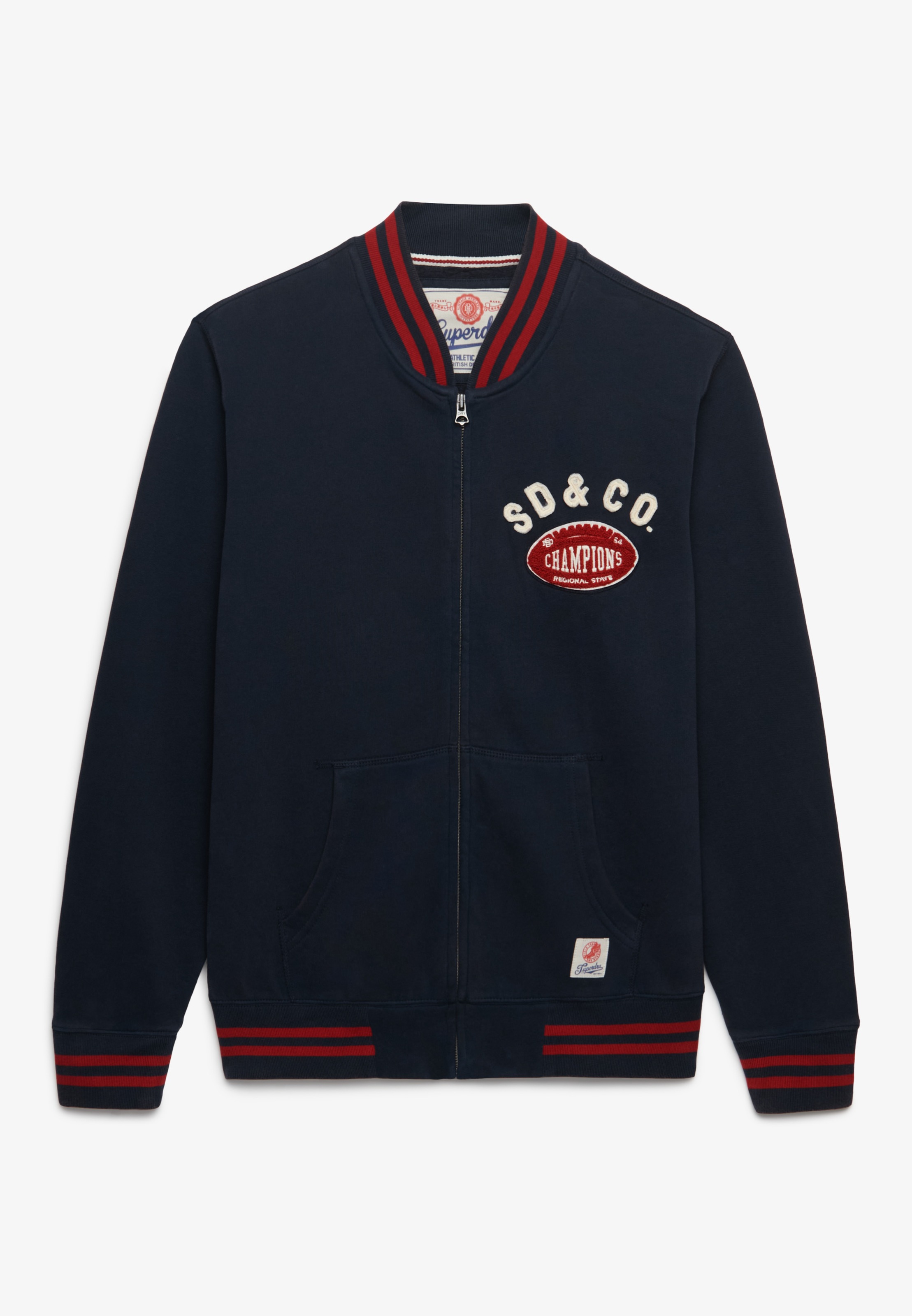 Superdry Sweatjacke »VINTAGE ATHLETIC BOMBER« Baumwollmischung, relaxed fit