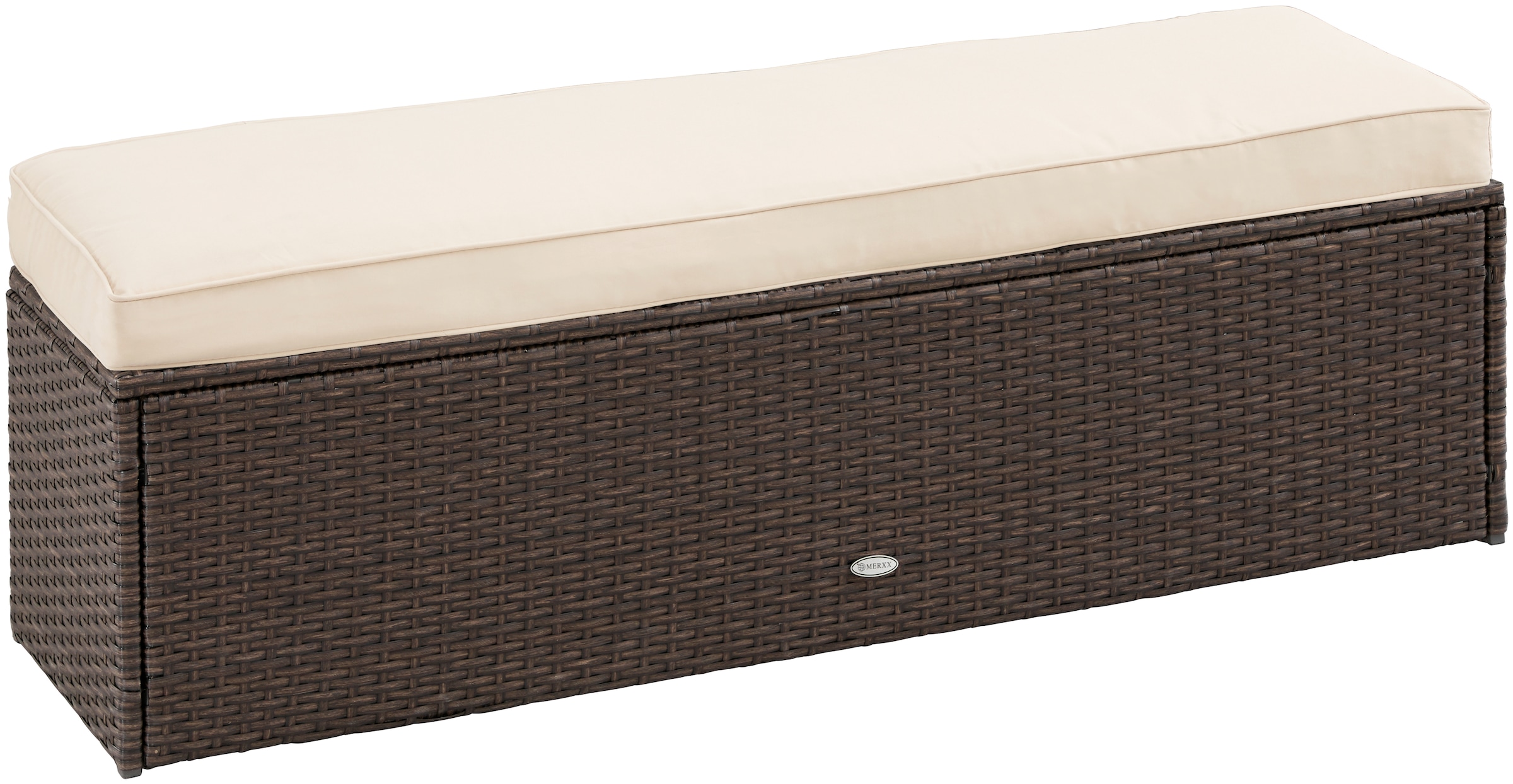 MERXX Gartenlounge-Set »Barcelona«, (5 tlg.), 2 Sofas, Sitzbank, Hocker, Tisch