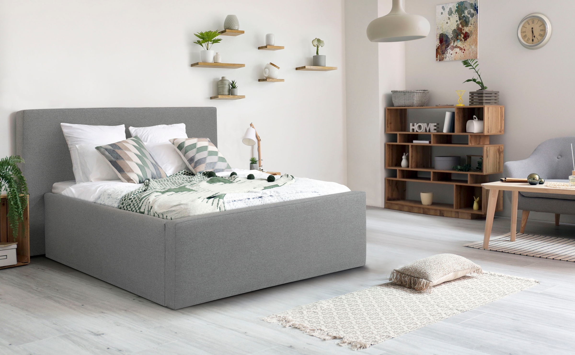 INOSIGN Polsterbett "Dalina" geradliniges Kopfteil, in 5 Breiten, auch in 2 günstig online kaufen