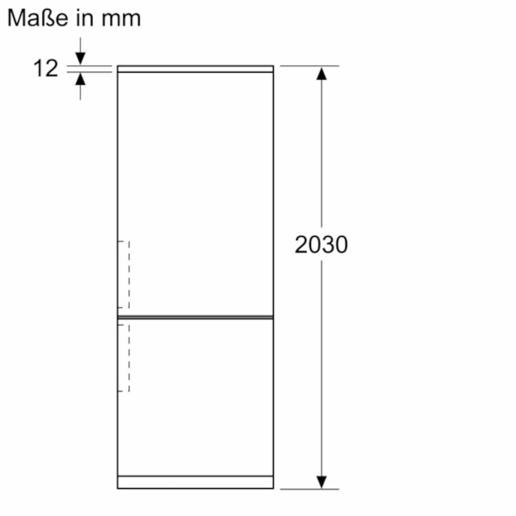 BOSCH Kühl-/Gefrierkombination »KGN49VXCT«, KGN49VXCT, 203 cm hoch, 70 cm breit