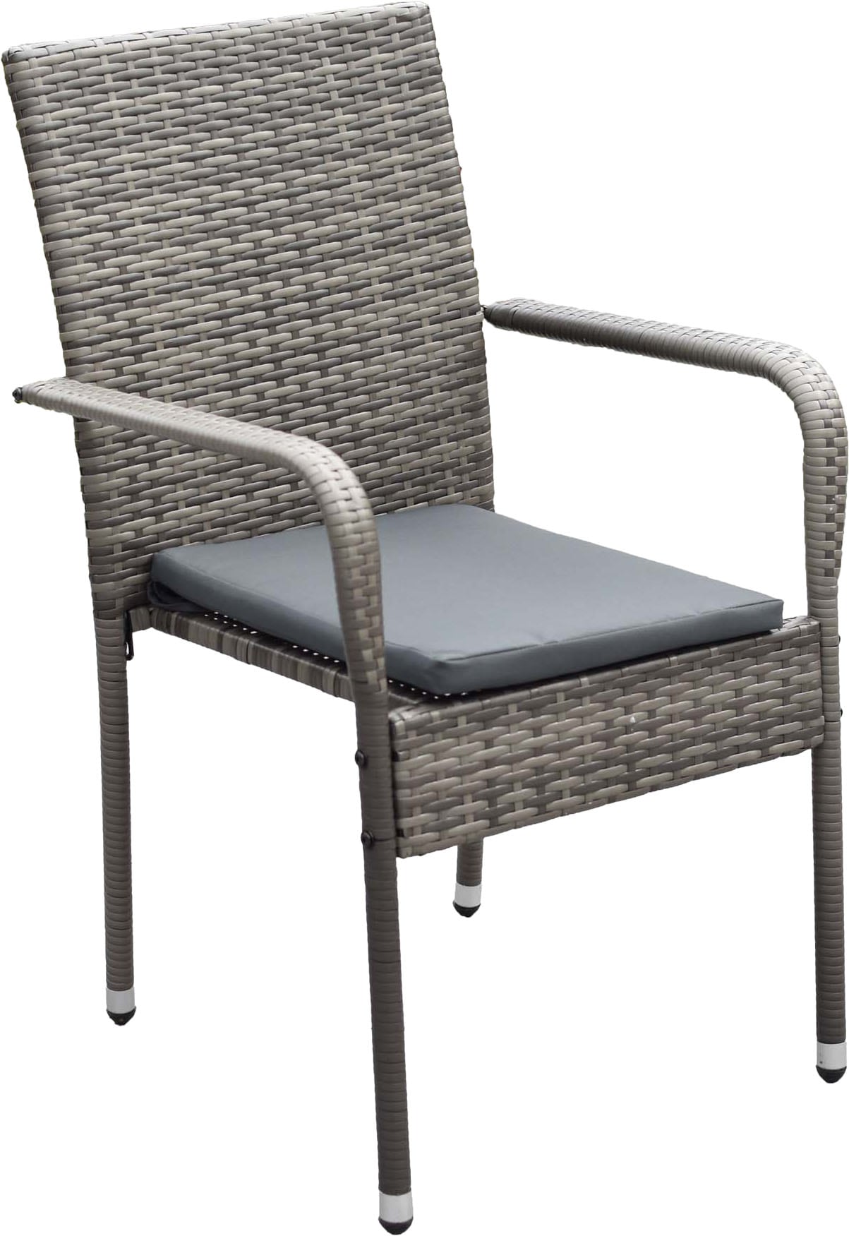 MERXX Garten-Essgruppe »Barcelona« Set, 9 tlg. inkl. 4 Sessel, 4 Auflagen, 1 Tisch