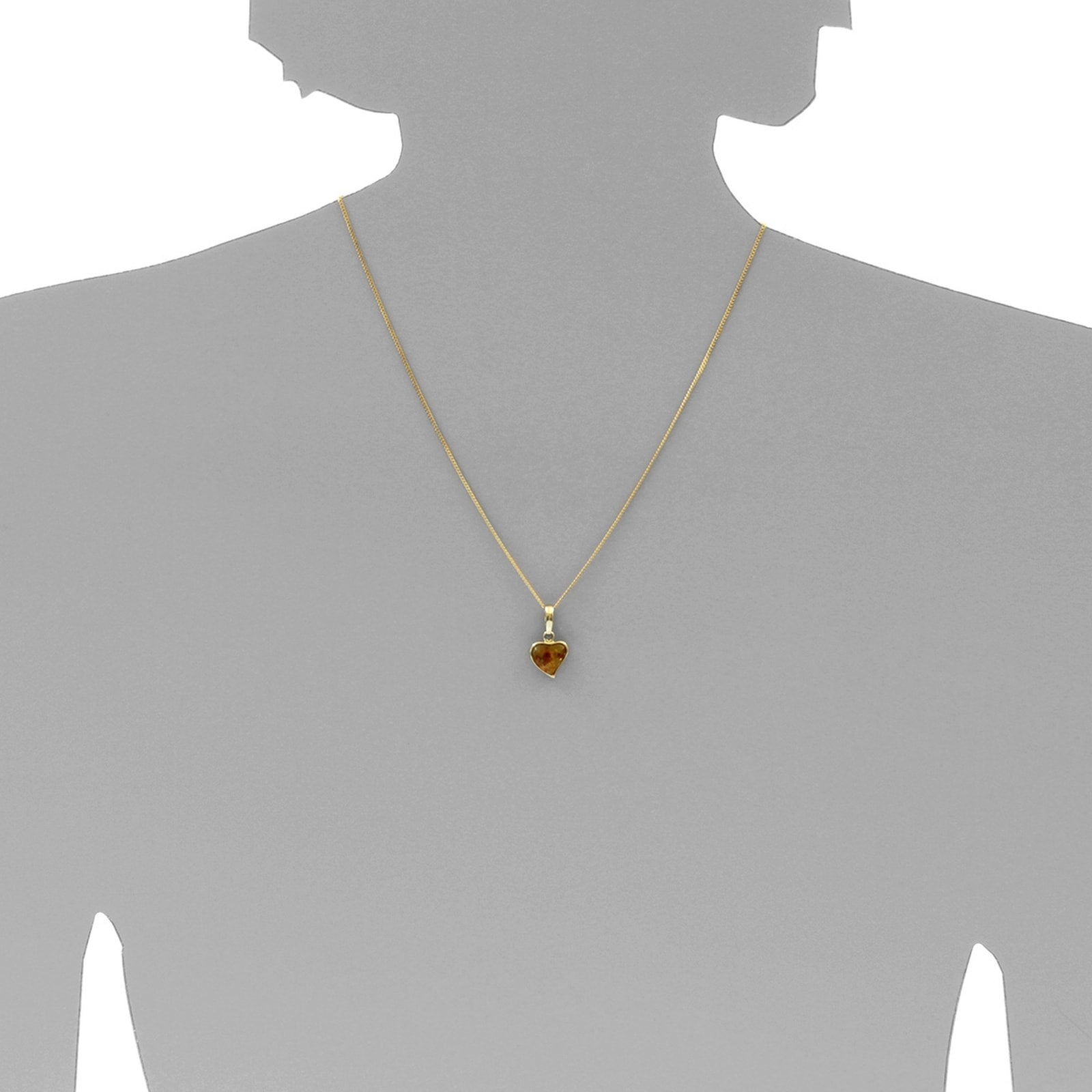 OSTSEE-SCHMUCK Kettenanhänger »Ostsee-Schmuck Anhänger Herz Anhänger Herz«, (1 tlg.)