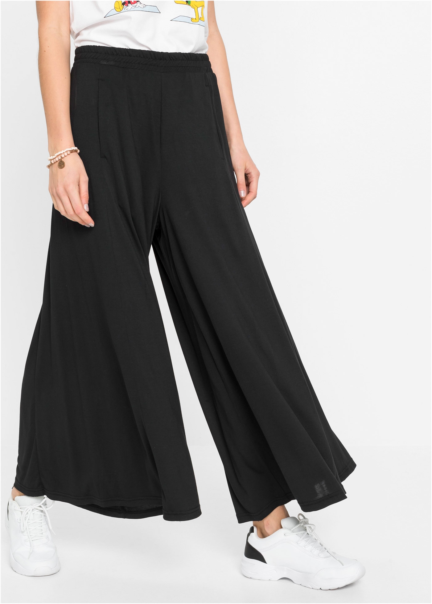 bonprix Culotte »Jersey-Culotte mit weitem Bein«  Jersey-Culotte mit weitem Bein