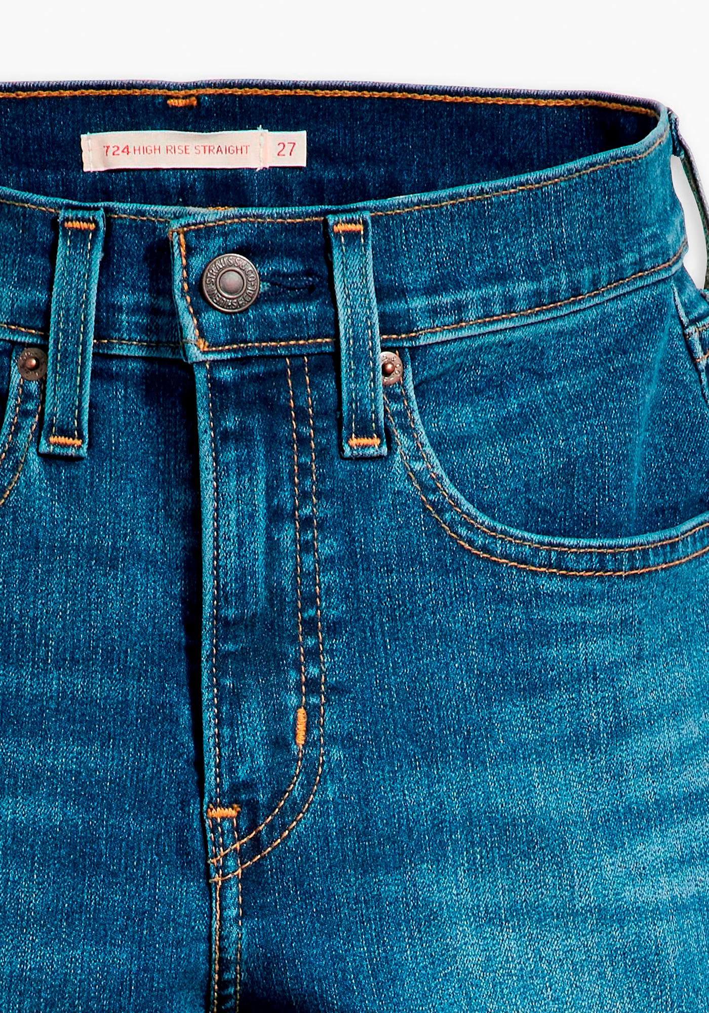 Levi's® High-waist-Jeans »724 HIGH RISE STRAIGHT«