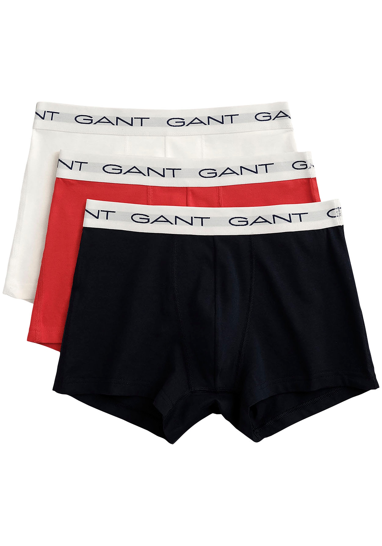 Boxershorts Packung, 3, 3 Stk. tlg mit elastischem Logobund, Gr. S, multicolor