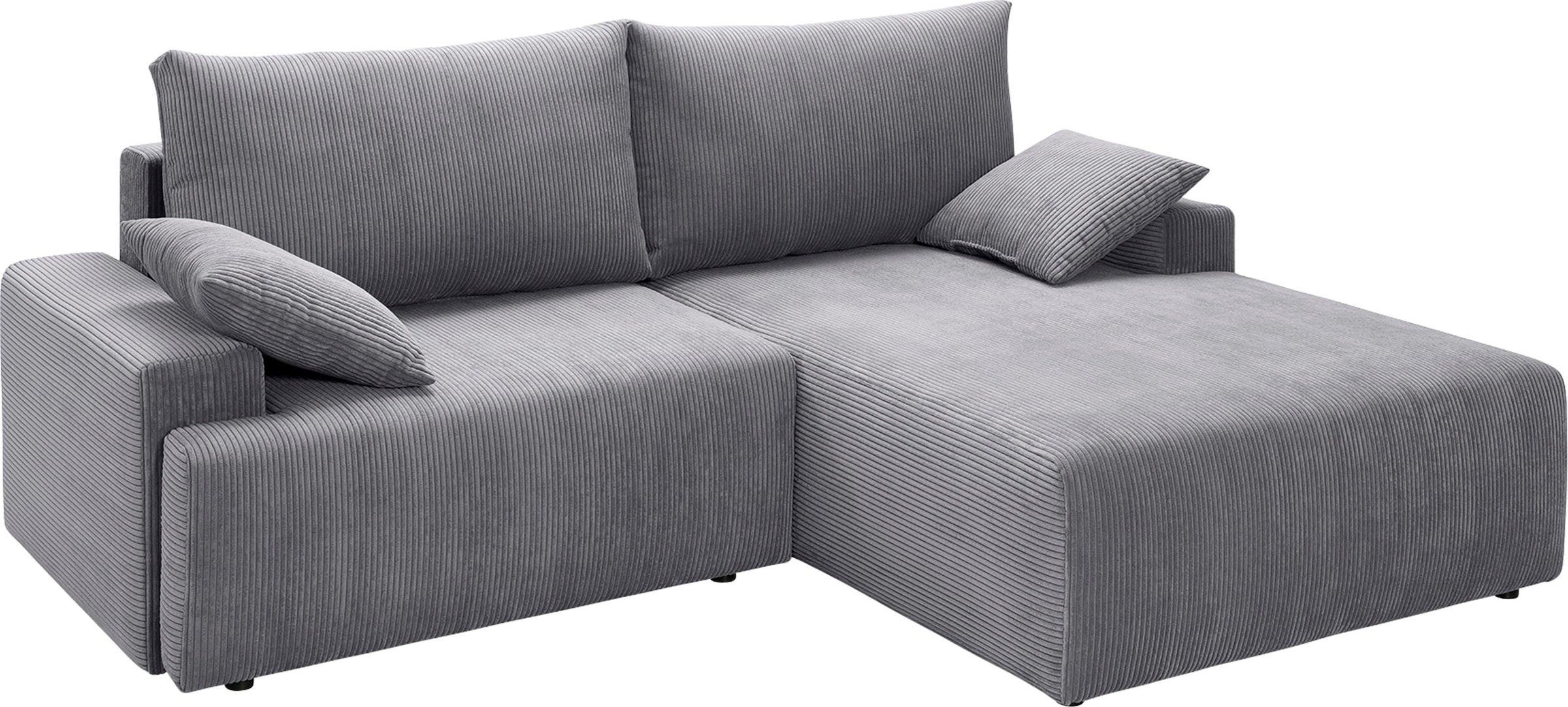 exxpo - sofa fashion Ecksofa in Bettfunktion »Orinoko«, Raten Cord-Farben inklusive und verschiedenen kaufen auf Bettkasten