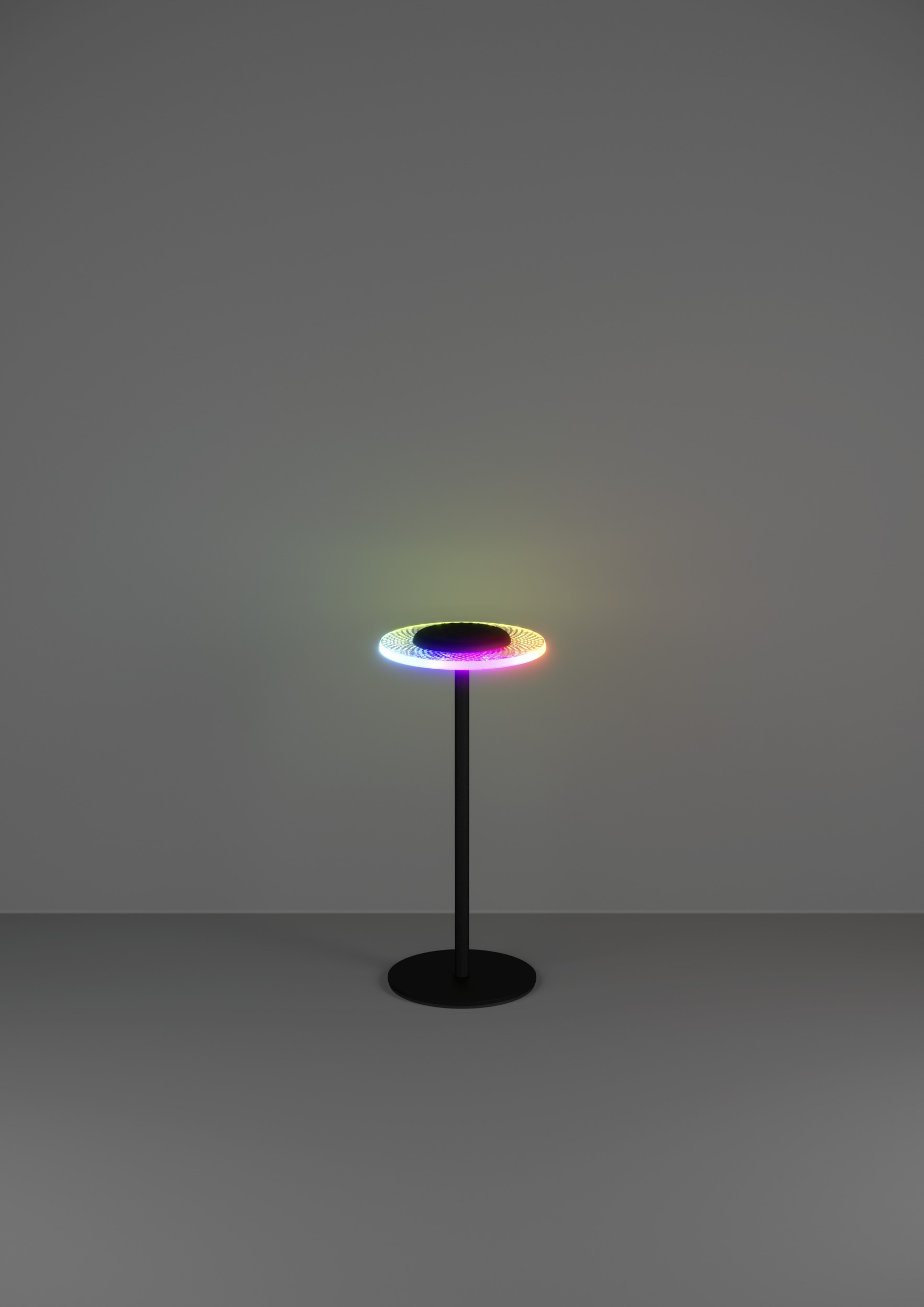 EGLO Tischleuchte »TREPELLA Tischlampe - Stahl - LED - 0,7W - IP20« LED-Modul 1 Stk. RGB | Warmweiß Nachttischlampe, Schreibtischleuchte, Leselampe, H29 x Ø13 cm