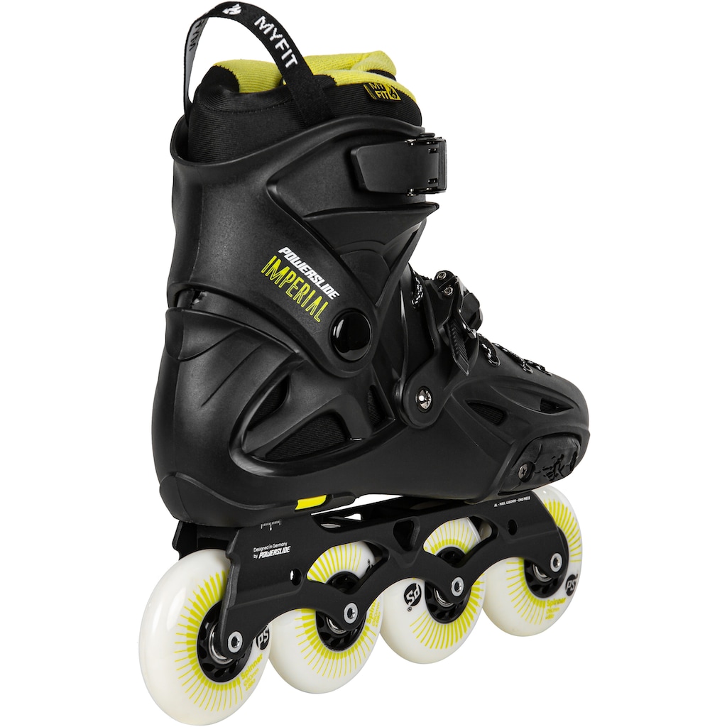 Powerslide Inlineskates »Imperial One Black Yellow 80«