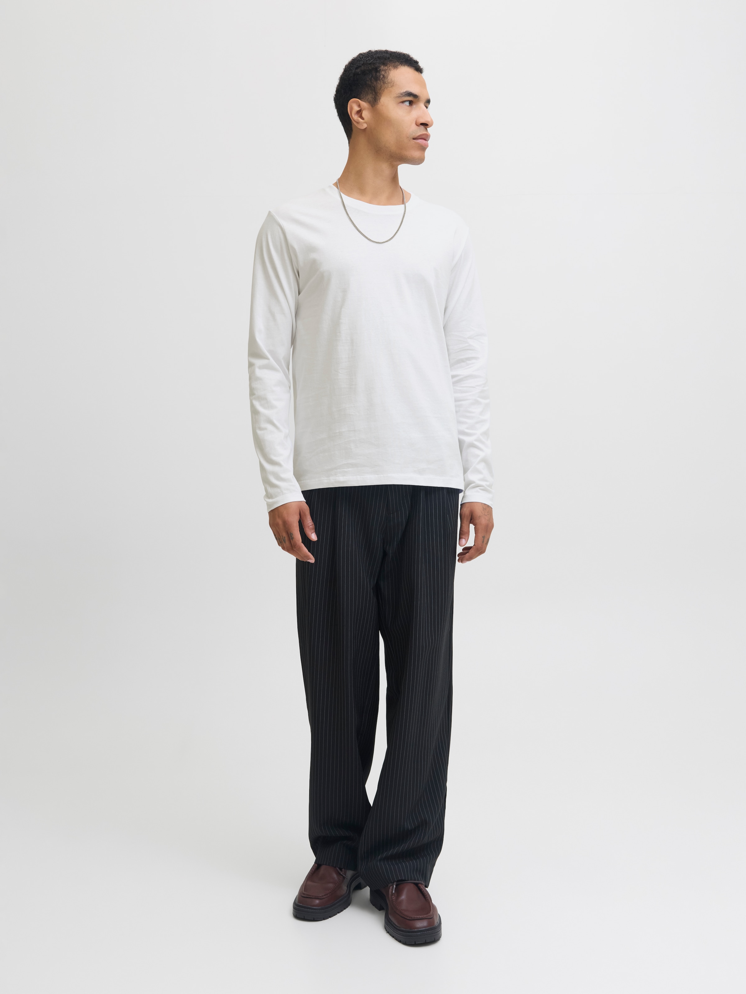Jack & Jones Rundhalsshirt »JJEORGANIC BASIC TEE LS O-NECK NOOS«