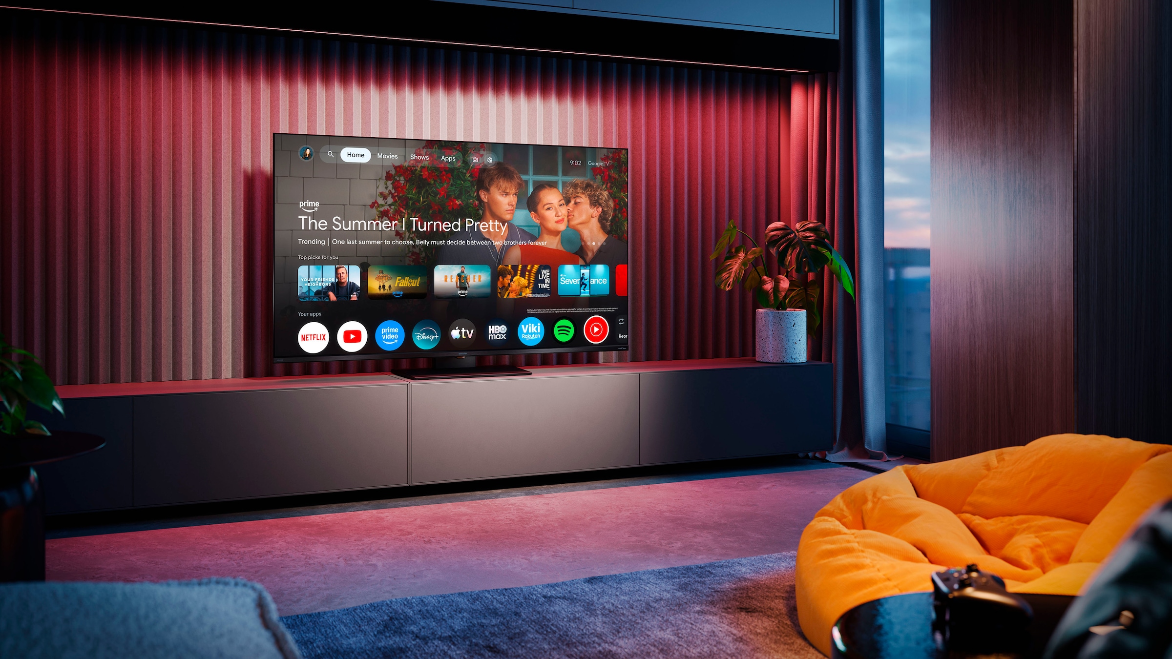 Sharp QLED-Fernseher »4T-C55JRx« 139 cm/55 ″
