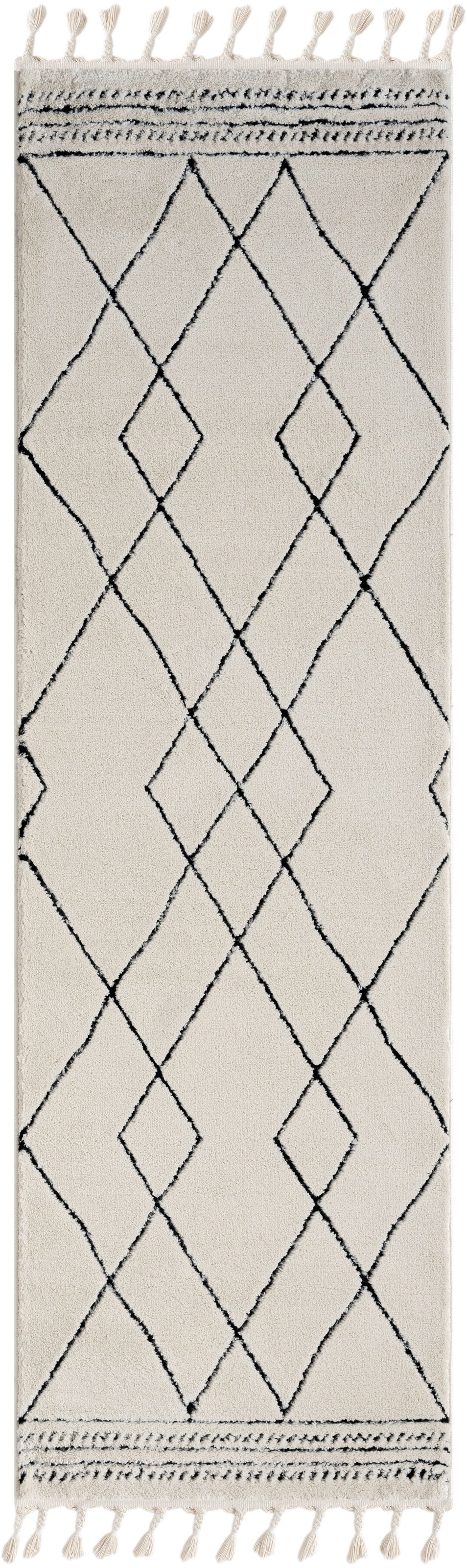 Myflair Möbel & Accessoires Hochflor-Läufer »Moroccan Design«, rechteckig, günstig online kaufen