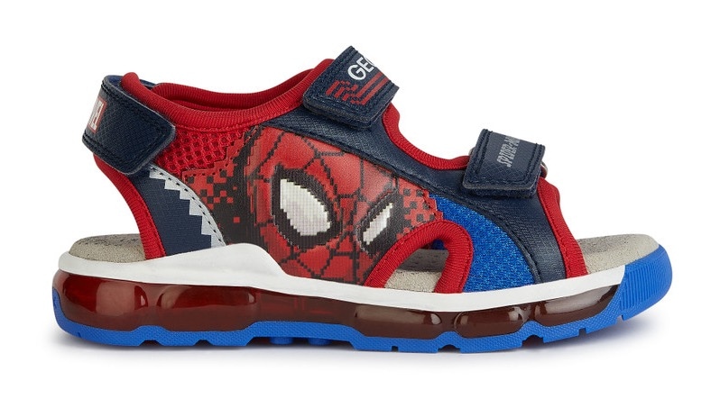 Geox Sandale »J SANDAL ANDROID BOY«, Sommerschuh, Klettschuh, Sandalette, mit cooler Blinkfunktion