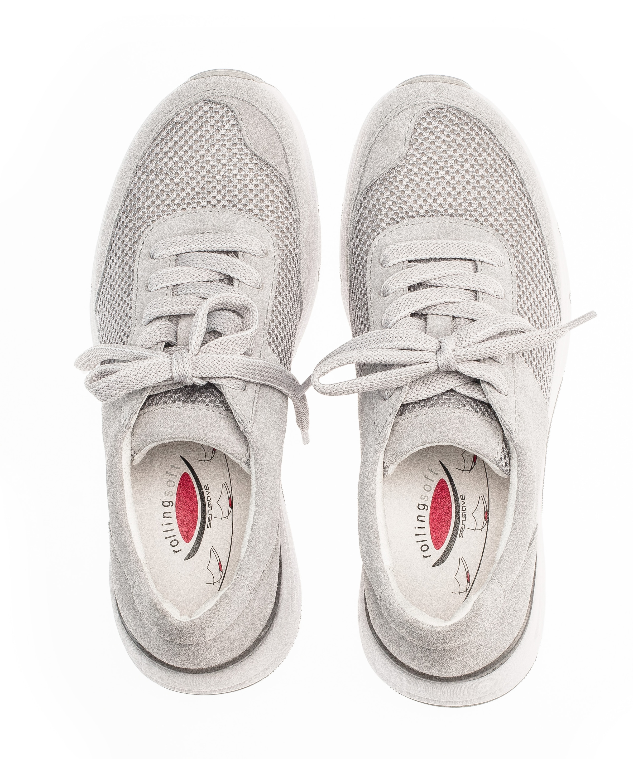 rollingsoft Keilsneaker  in sportivem Design, Freizeitschuh, Halbschuh, Schnürschuh