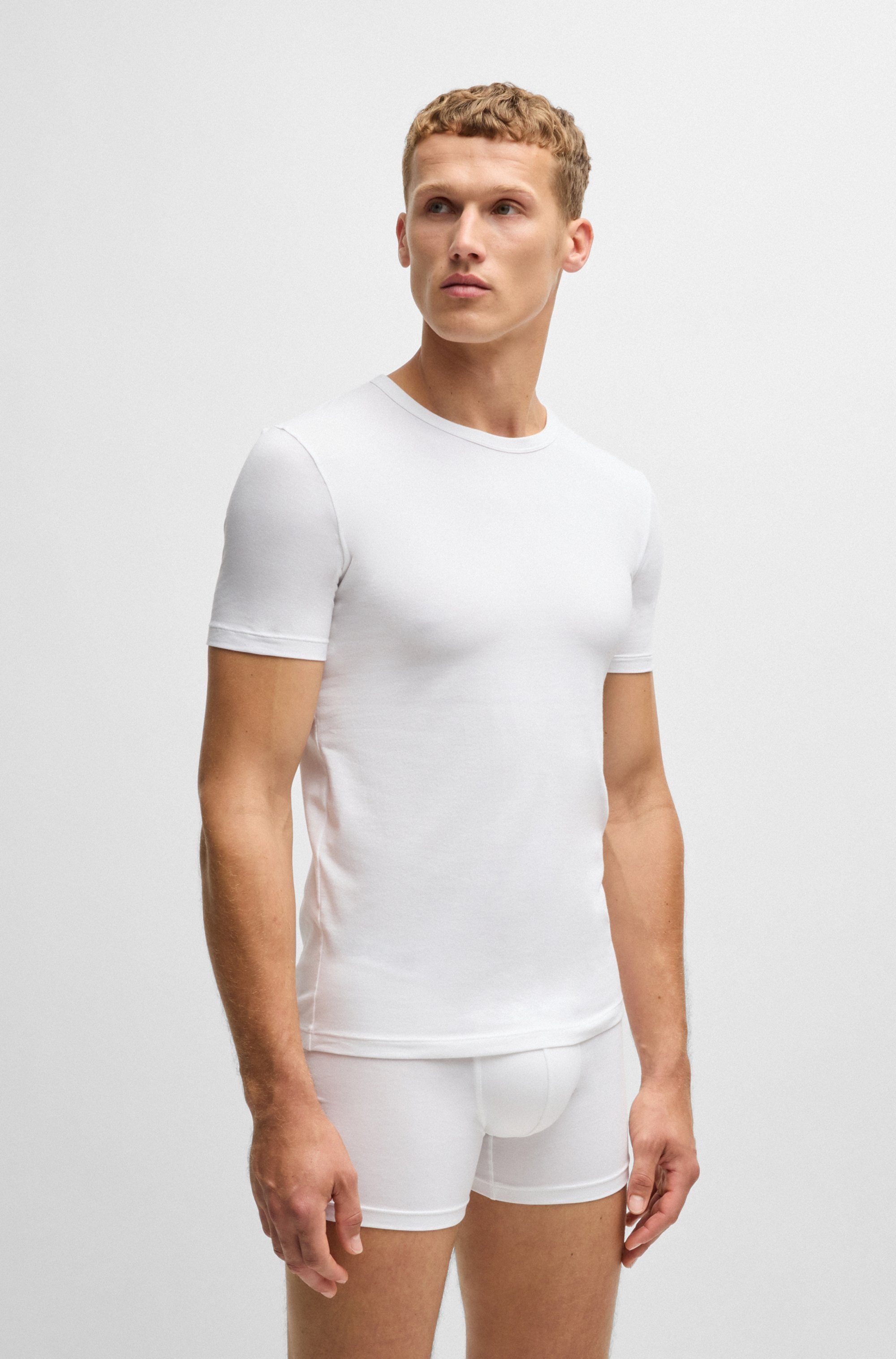 BOSS T-Shirt, (Packung, 2 tlg.)