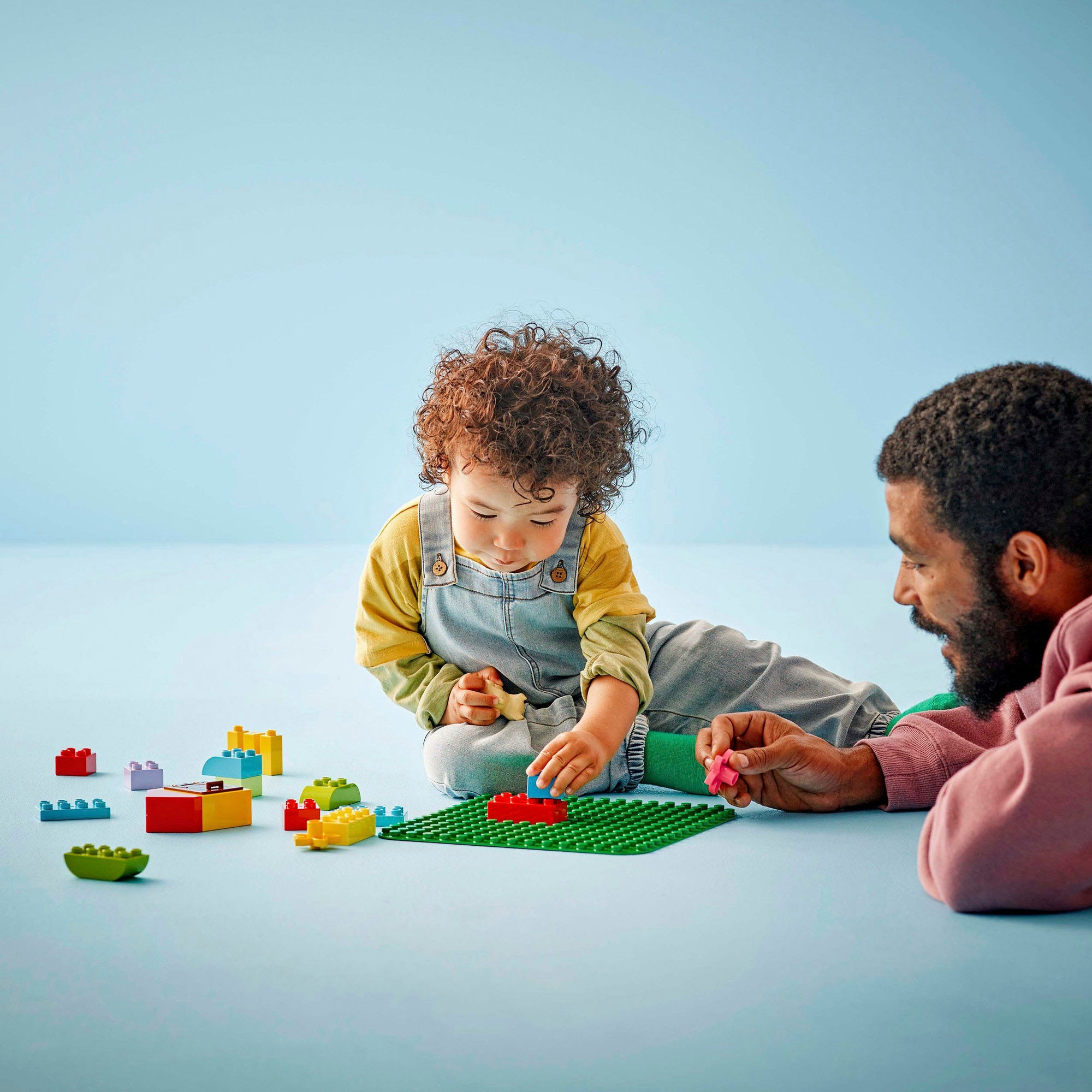 LEGO® Konstruktionsspielsteine »Bauplatte in Grün (10460), LEGO DUPLO Classic«, (1 St.), Made in Europe
