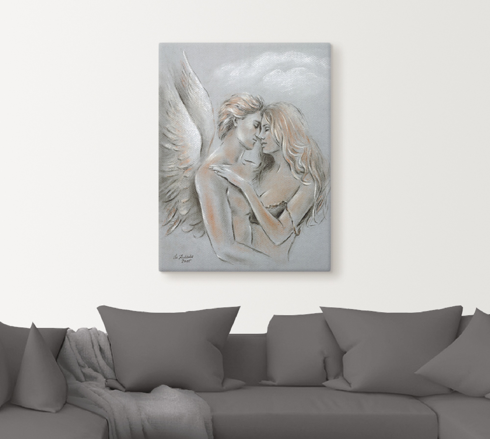Artland Wandbild »Engel auf Erden«, klassische Fantasie, (1 St.), als Leinwandbild, Poster in verschied. Größen