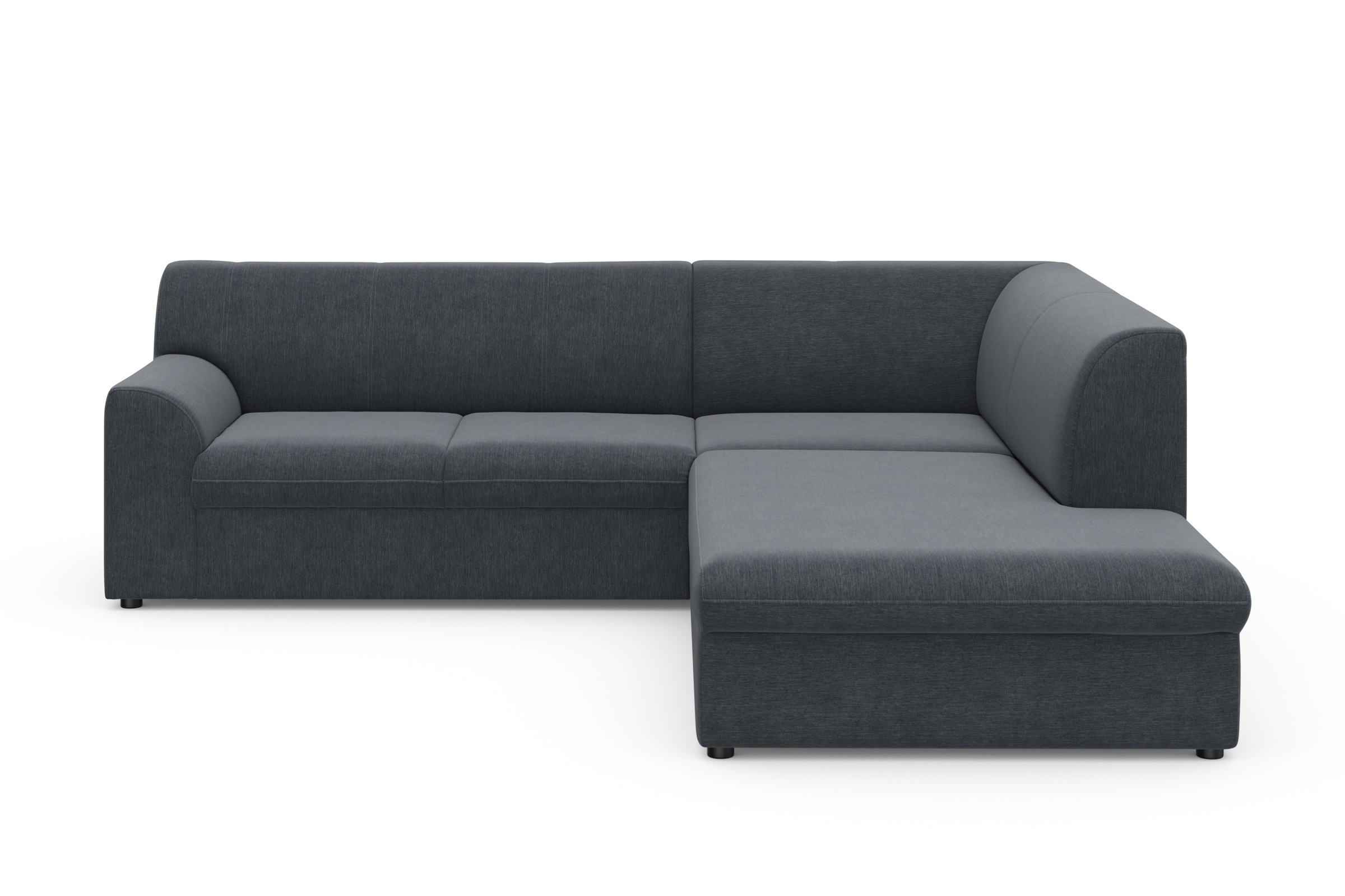 DOMO collection Ecksofa »Topper zeitlos elegant, kompakte Stellmaße, OTTOs Choice, L-Form«, mit Ottomane, wahlweise mit Schlaffunktion