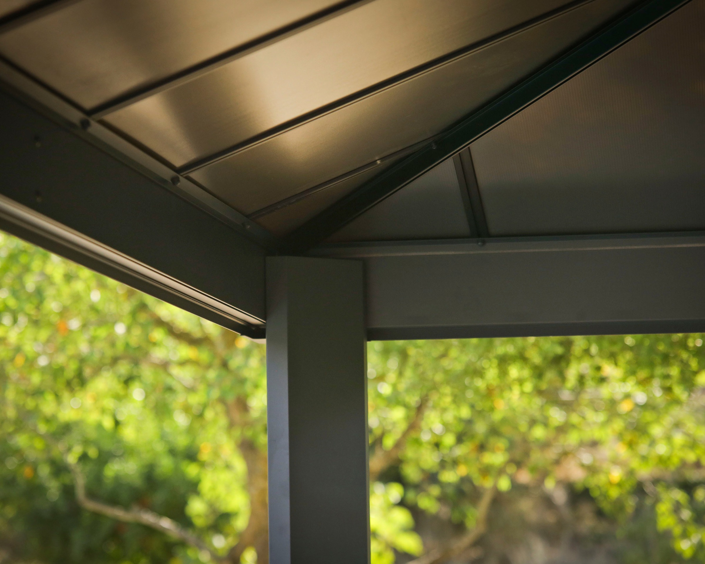 Palram - Canopia Pavillon »Dallas«, 611,5 x 425,5cm, Anthrazit