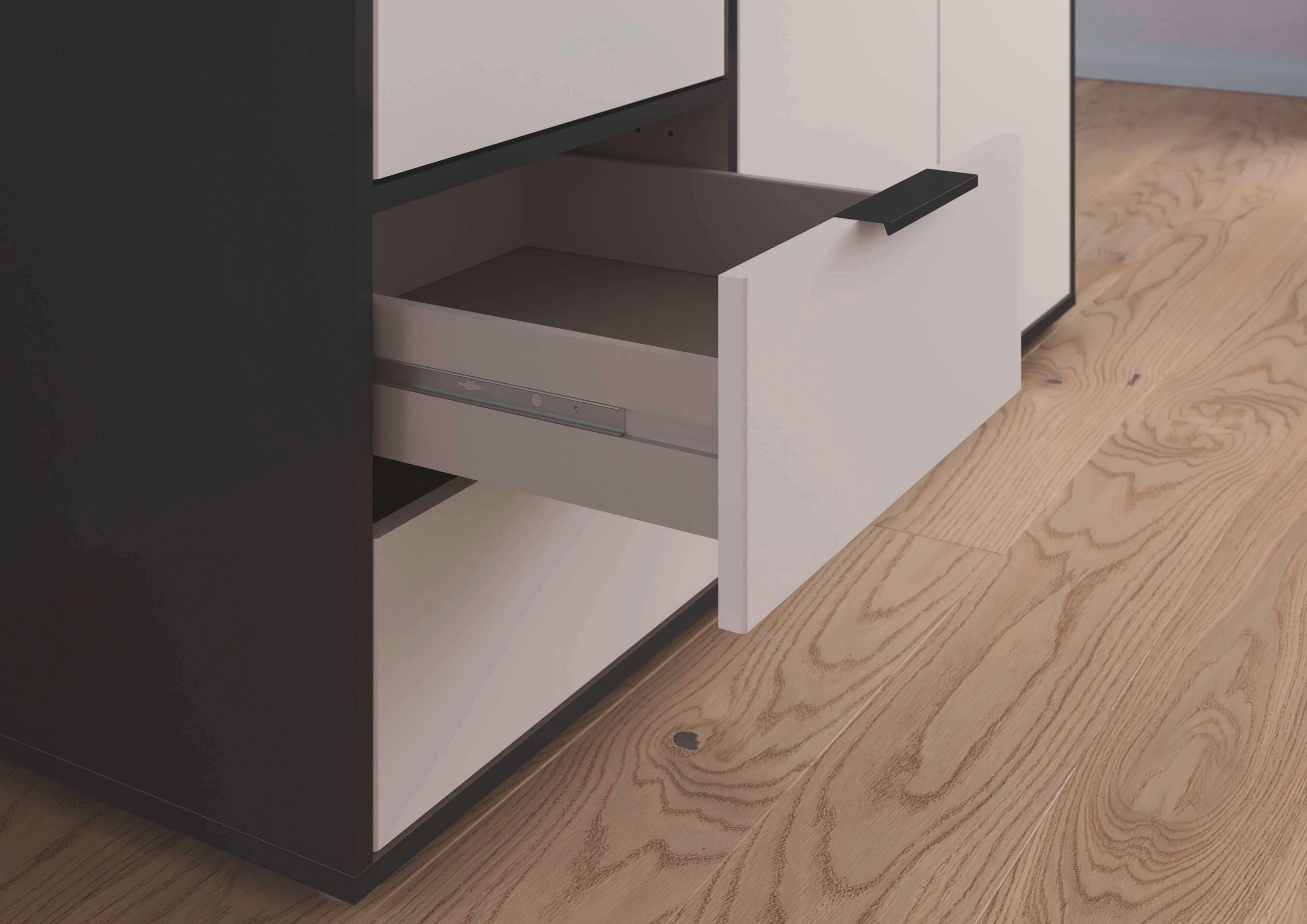 INOSIGN BY RAUCH Kleiderschrank »Kleiderschrank Schrank Garderobe Schlafzimmer Stauraum PAULLY«, (mit 3 Griff-Varianten), OTTOS CHOICE 3 Griffvarianten MADE IN GERMANY