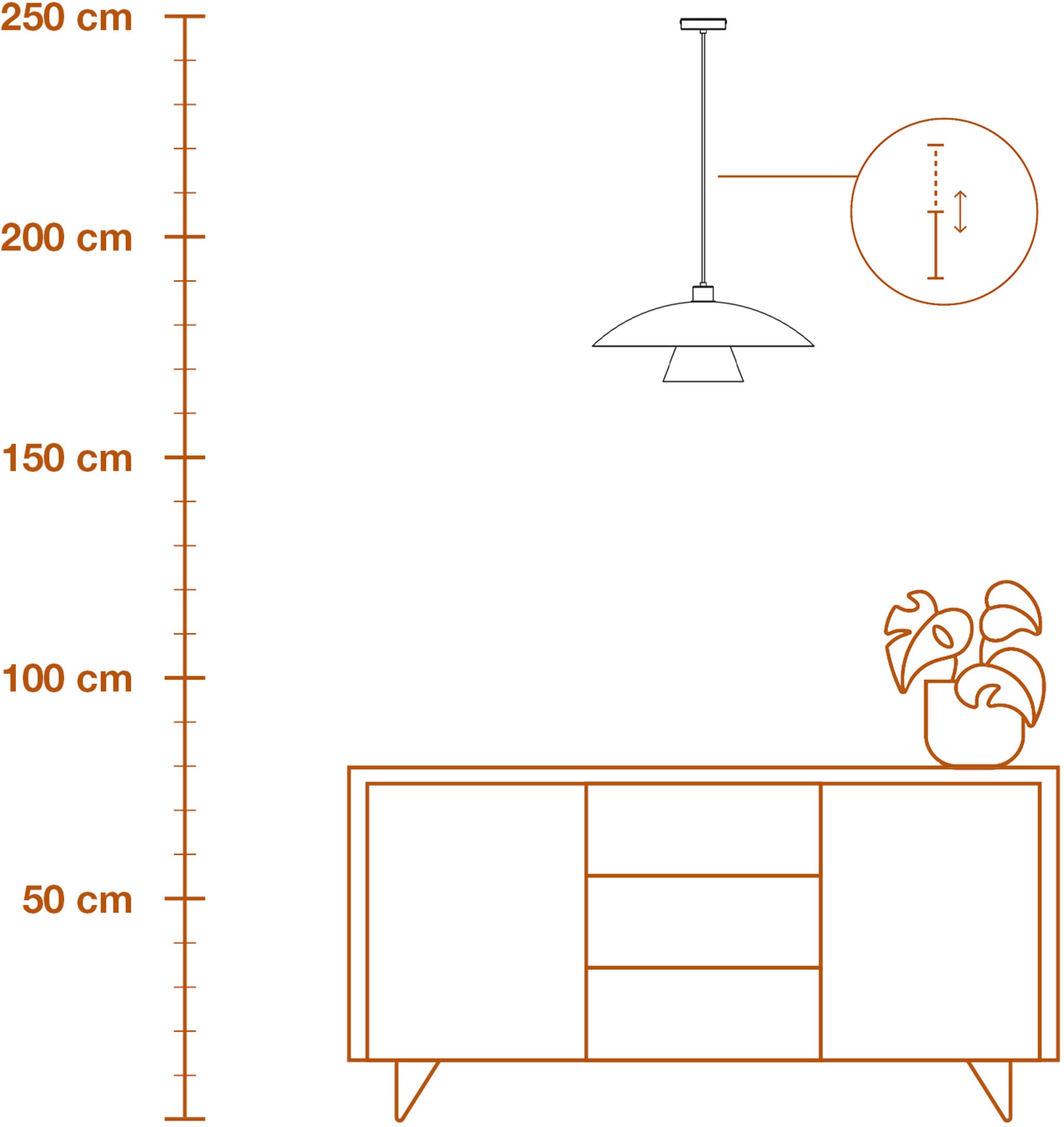 Osram Pendelleuchte »Decor Flying Mushroom Pendant« E27 1 Stk. Fassung E27, Stahl