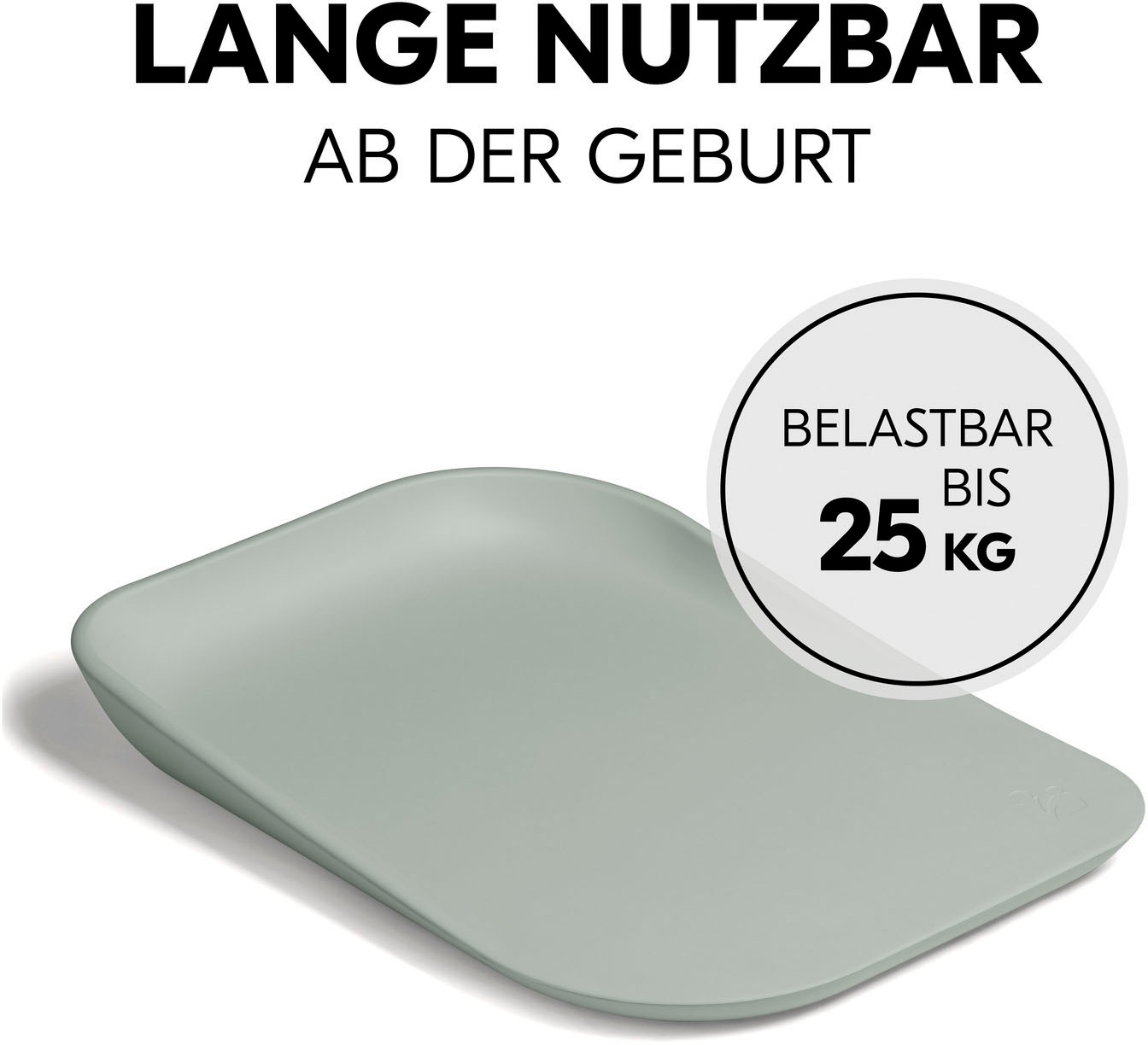 Hauck Wickelauflage »Change N Clean, Sage«