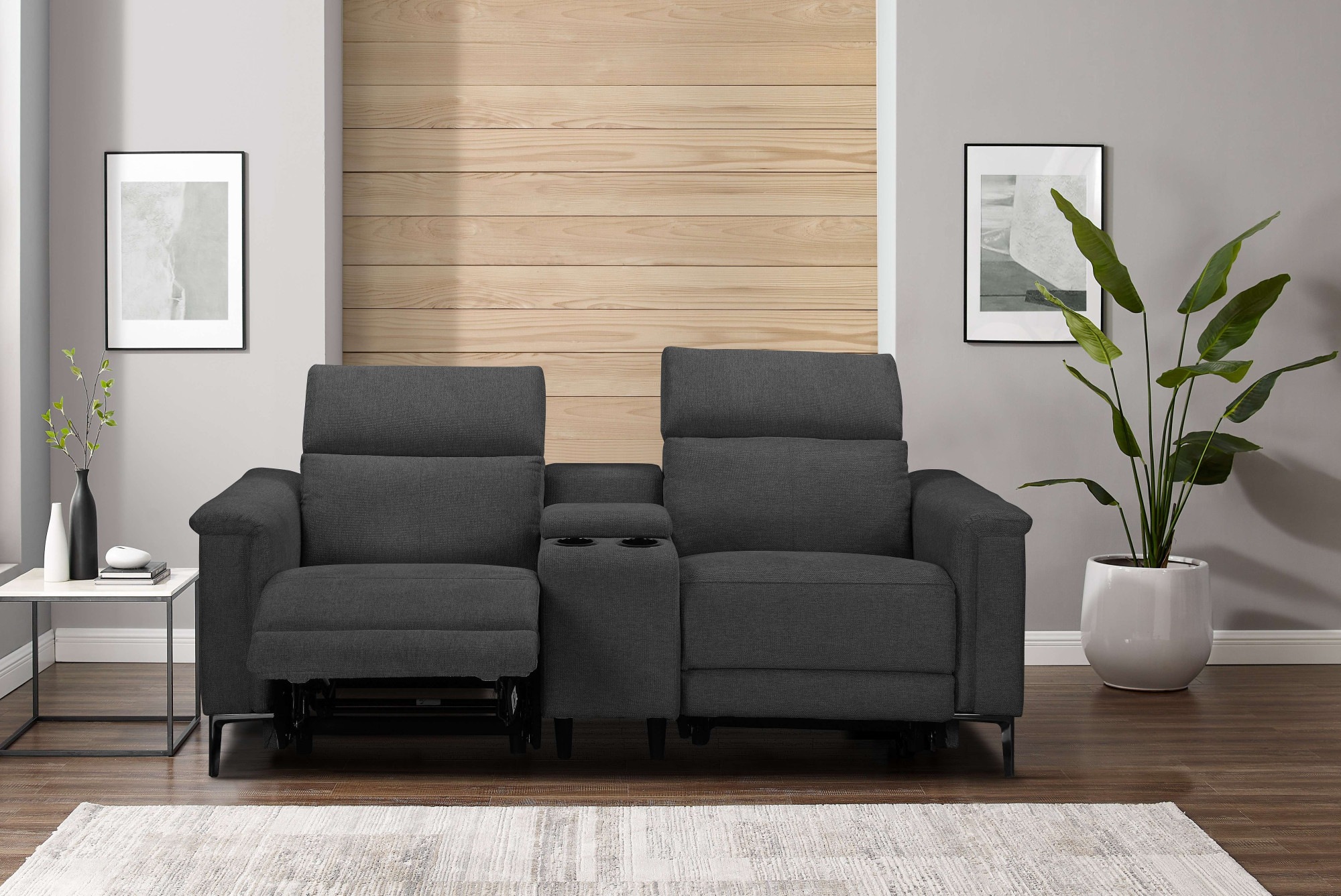 Places of Style 2-Sitzer »Lund, 2er-Kinosofa, TV-Sessel, Multimedia-Sofa, U günstig online kaufen