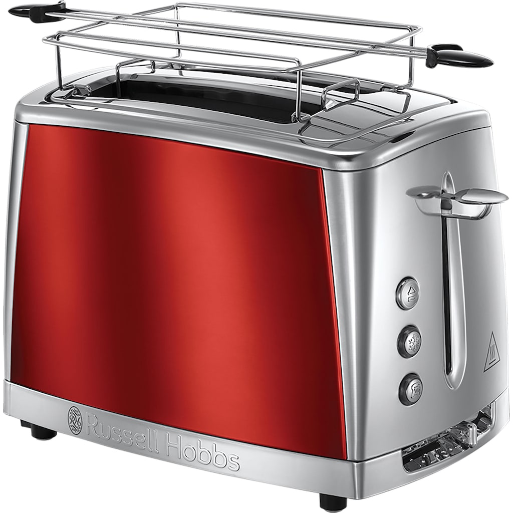 RUSSELL HOBBS Toaster »Luna Solar Red 23221-56«, 2 kurze Schlitze, für 2 Scheiben, 1550 W