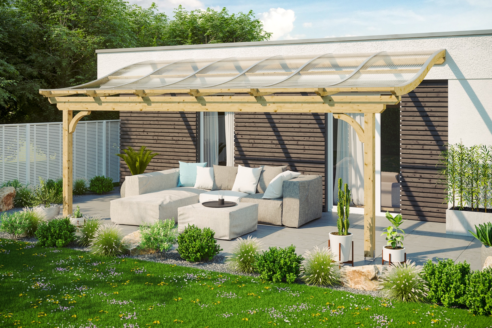 Skanholz Terrassendach »Verona« Leimholz