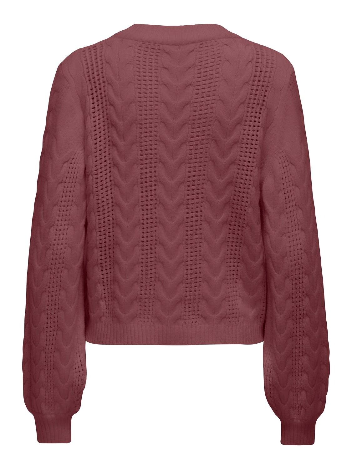 ONLY Rundhalspullover »ONLRUBINA LS CABLE O-NECK KNT NOOS«