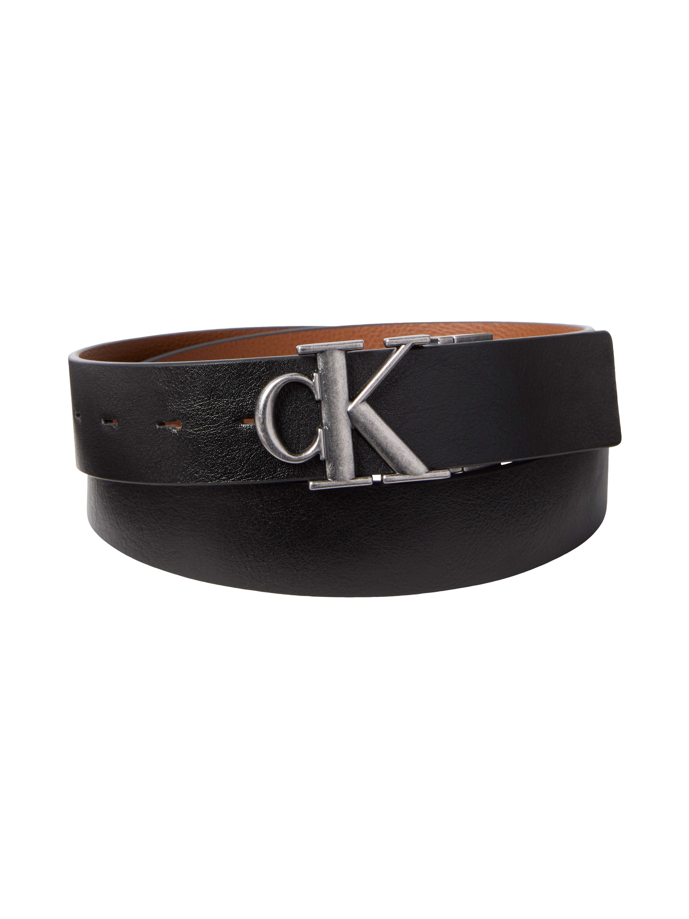 Calvin Klein Ledergürtel »CK BUCKLE TUMBLED 35MM ADJ/REV« Umkehrbar