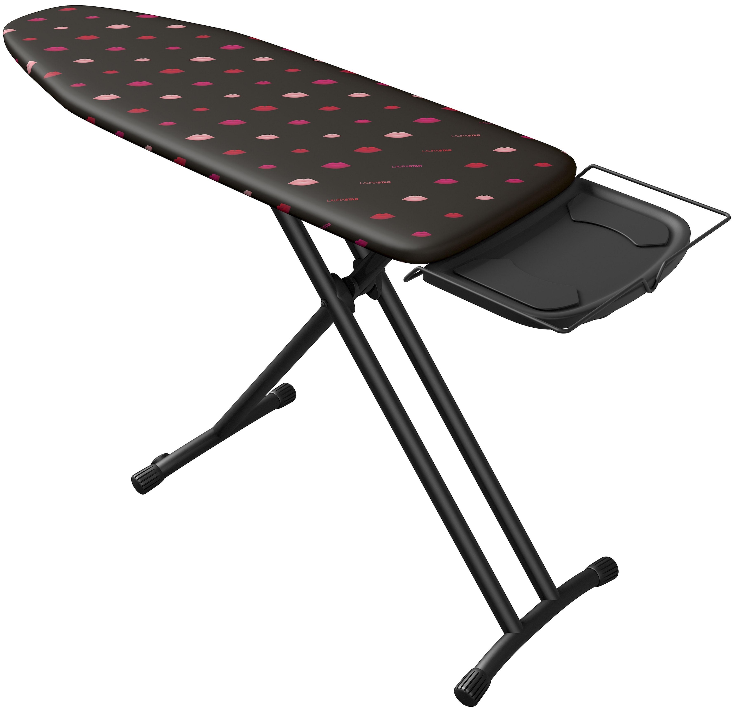 LAURASTAR Bügelbrett »Plusboard Lips«, Bügelfläche 125 cmx42 cm, Mechanismus zum sicheren Verschließen