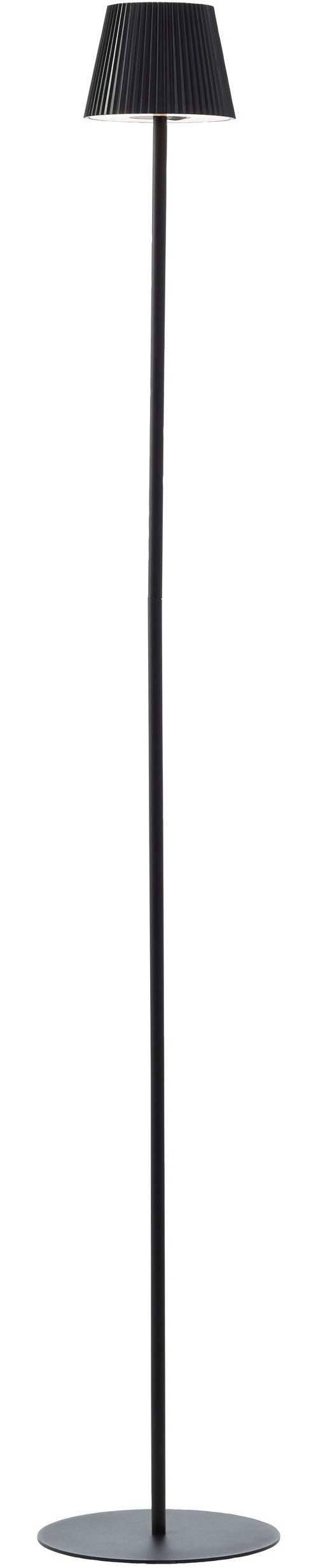 Brilliant LED Außen-Stehlampe »Macobo«, 1 flammig, LED Akku-Leuchte, 125 cm, 340 lm, 3000 K, Touchdimmer, schwarz matt
