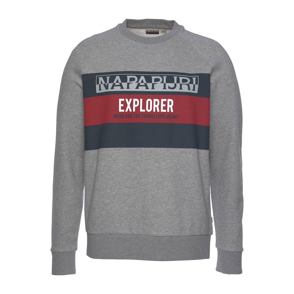Napapijri Sweatshirt, mit großem Frontprint