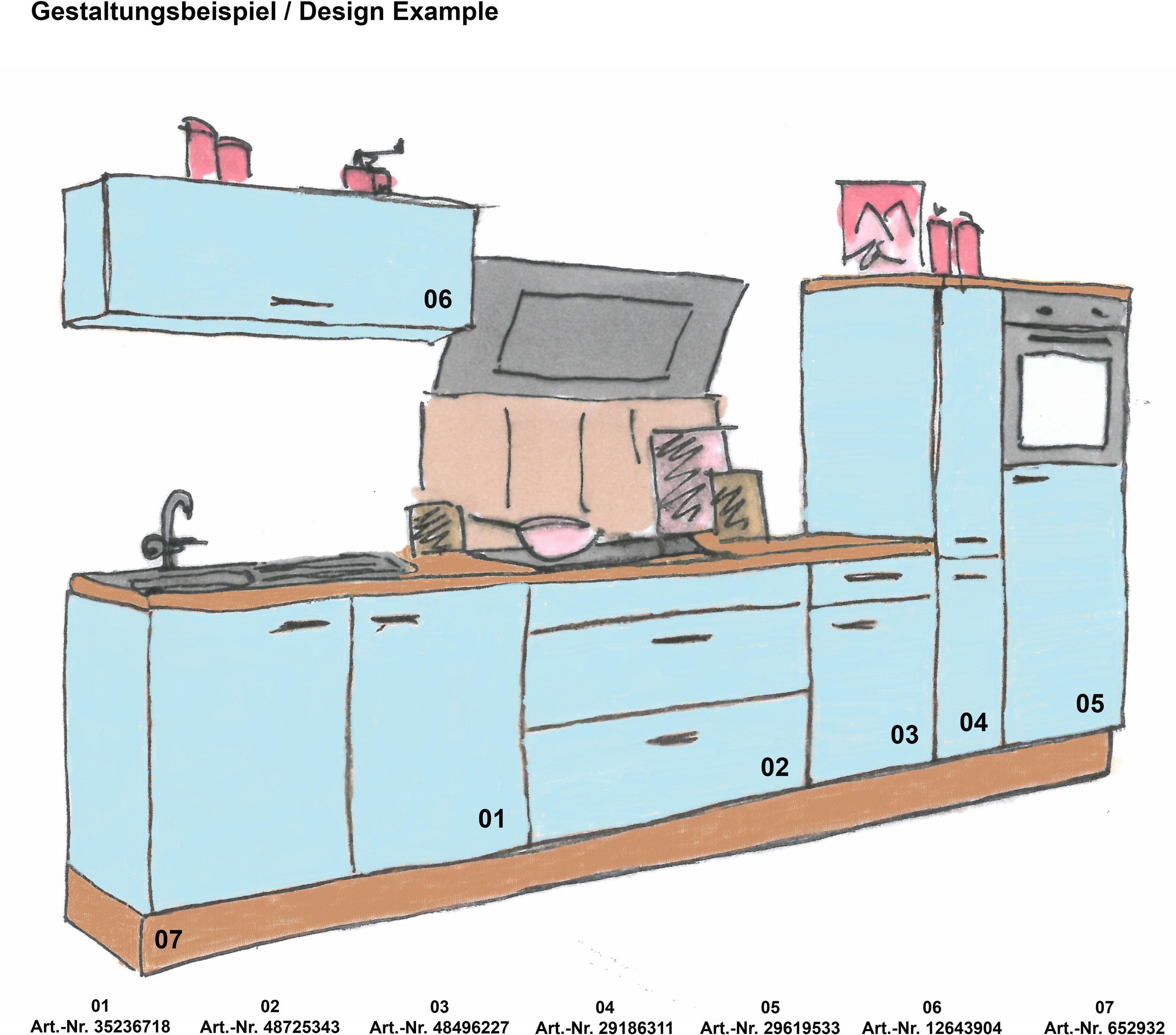 OPTIFIT Backofen/Kühlumbauschrank »Cara«