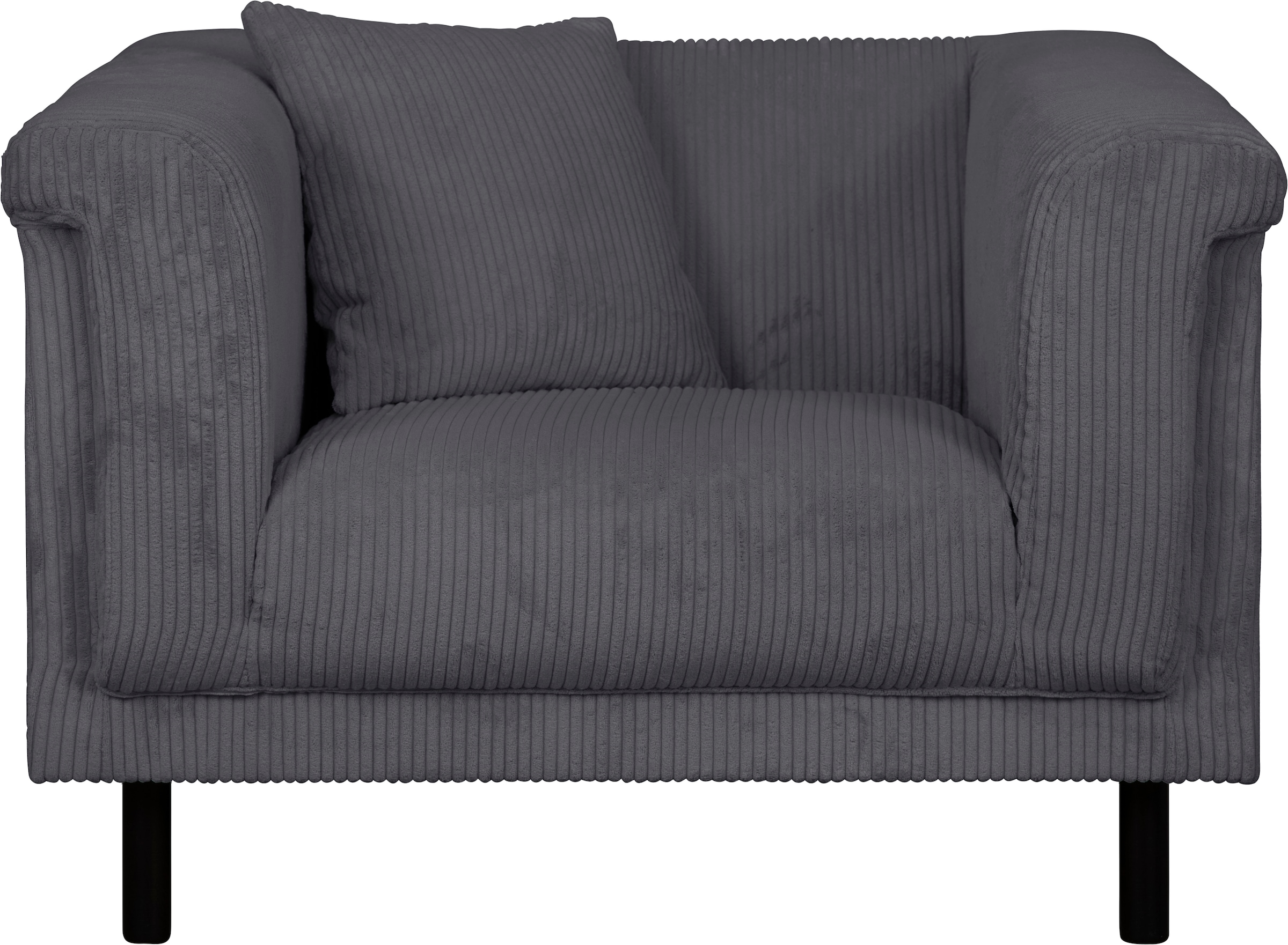 INOSIGN Sessel »AGNIA  B/T/H: 100/85/71 cm«, incl. Zierkissen, auch in Cord und Bouclé