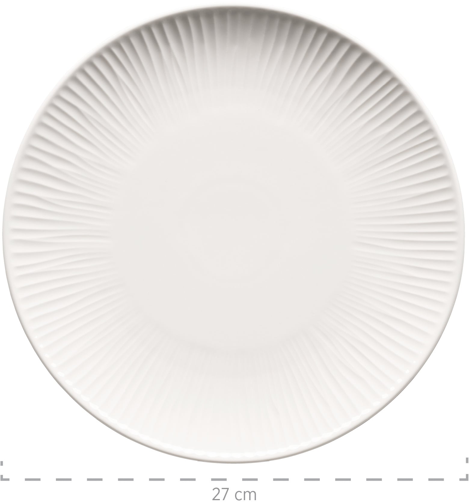MÄSER Tafelservice »Geschirr-Set Dalia«, (Set, 12 tlg.), Teller Set, Speiseteller u. Suppenteller,weiß, 12 Teile für 6 Personen