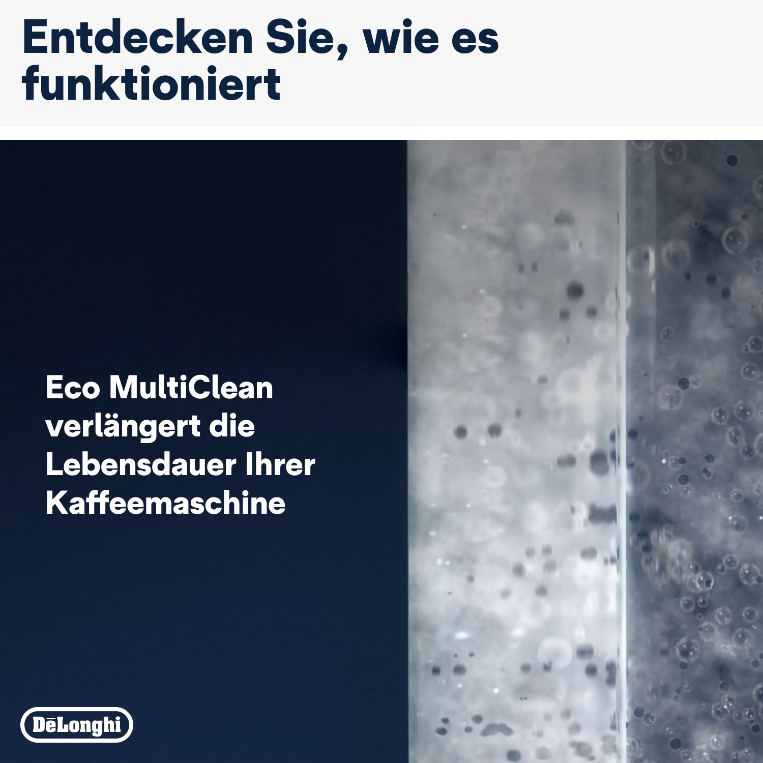 De'Longhi Milchkreislauf-Reiniger »DLSC550 Eco MultiClean« Auch für Außenflächen & abnehmbare Teile ihrer Kaffeemaschine geeignet