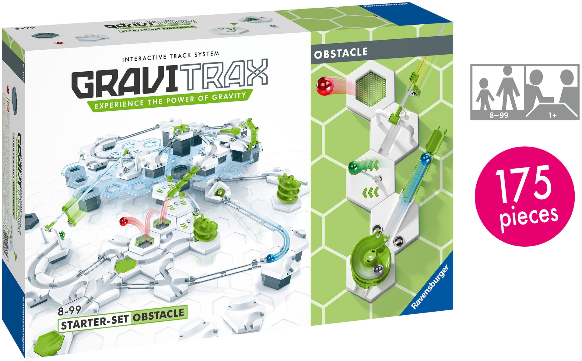Ravensburger Kugelbahn-Bausatz »GraviTrax Starter-Set Obstacle«, Made in Europe