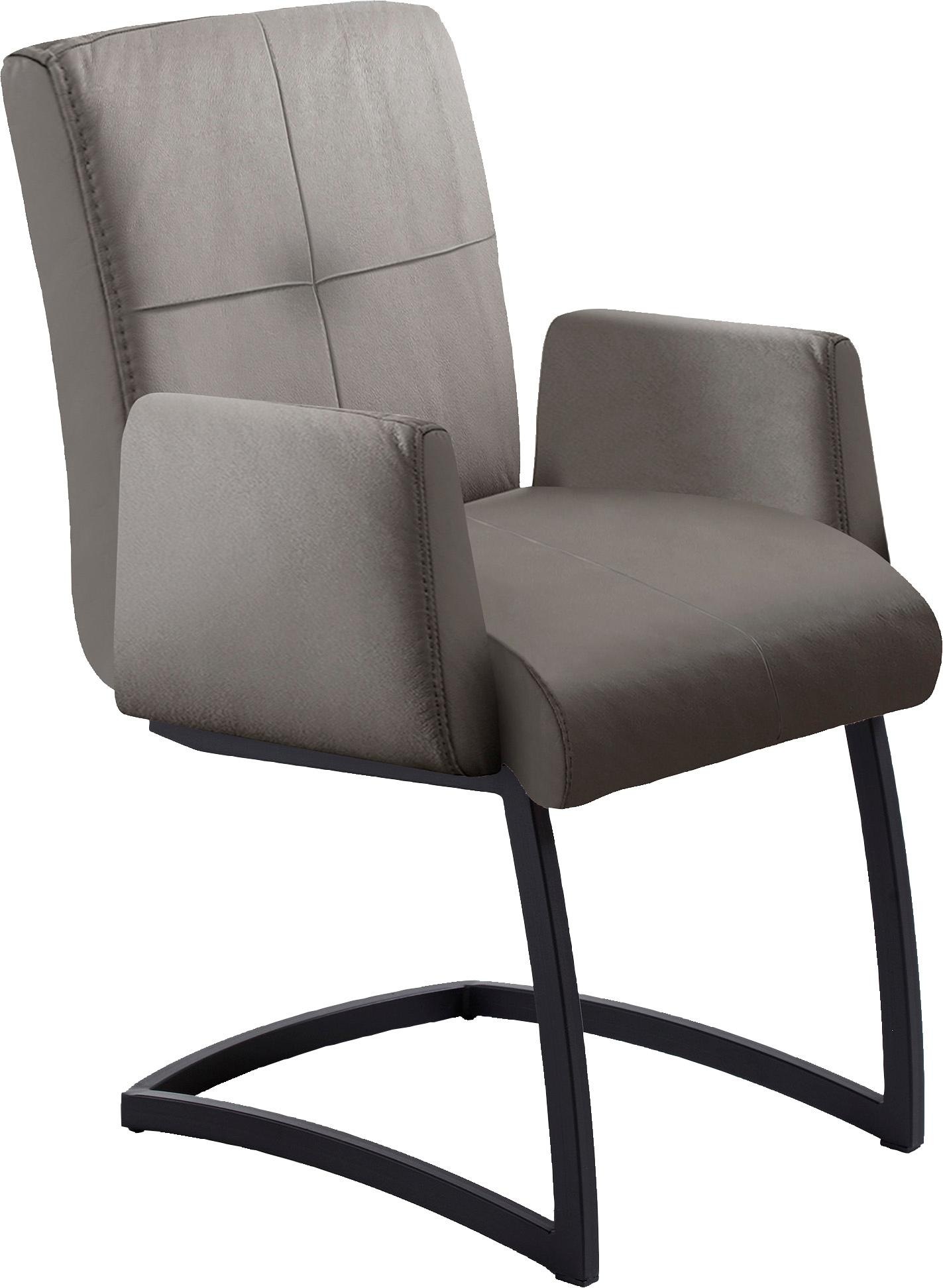 exxpo - sofa fashion Freischwinger »Affogato mit komfortablen Armlehnen«, K günstig online kaufen