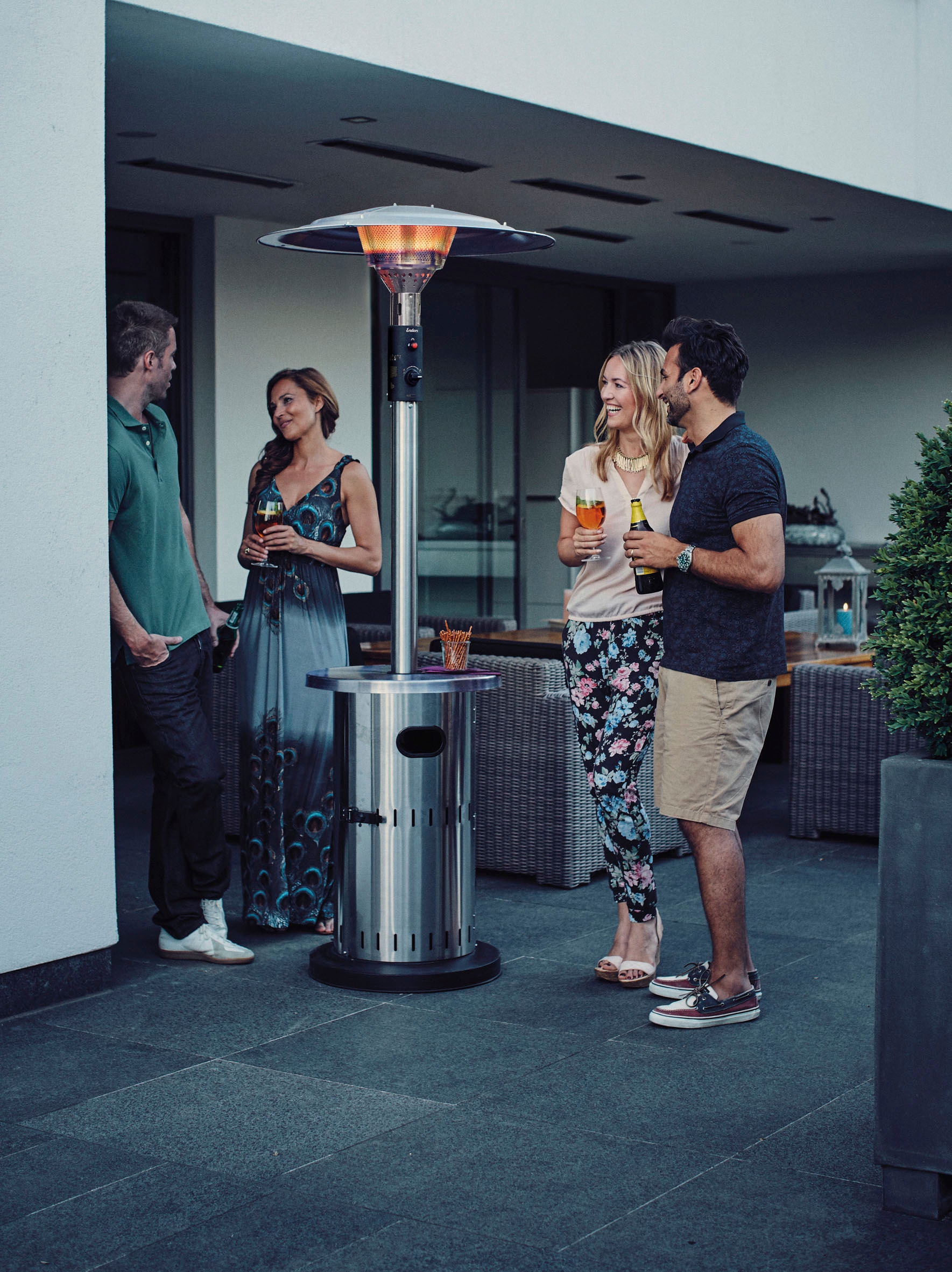 Enders® Terrassenstrahler »Solid Eco Green 6kW«, Höhe: 218 cm