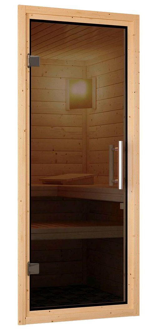 Karibu Sauna »Norin«, 9 KW-Ofen mit integrierter Steuerung