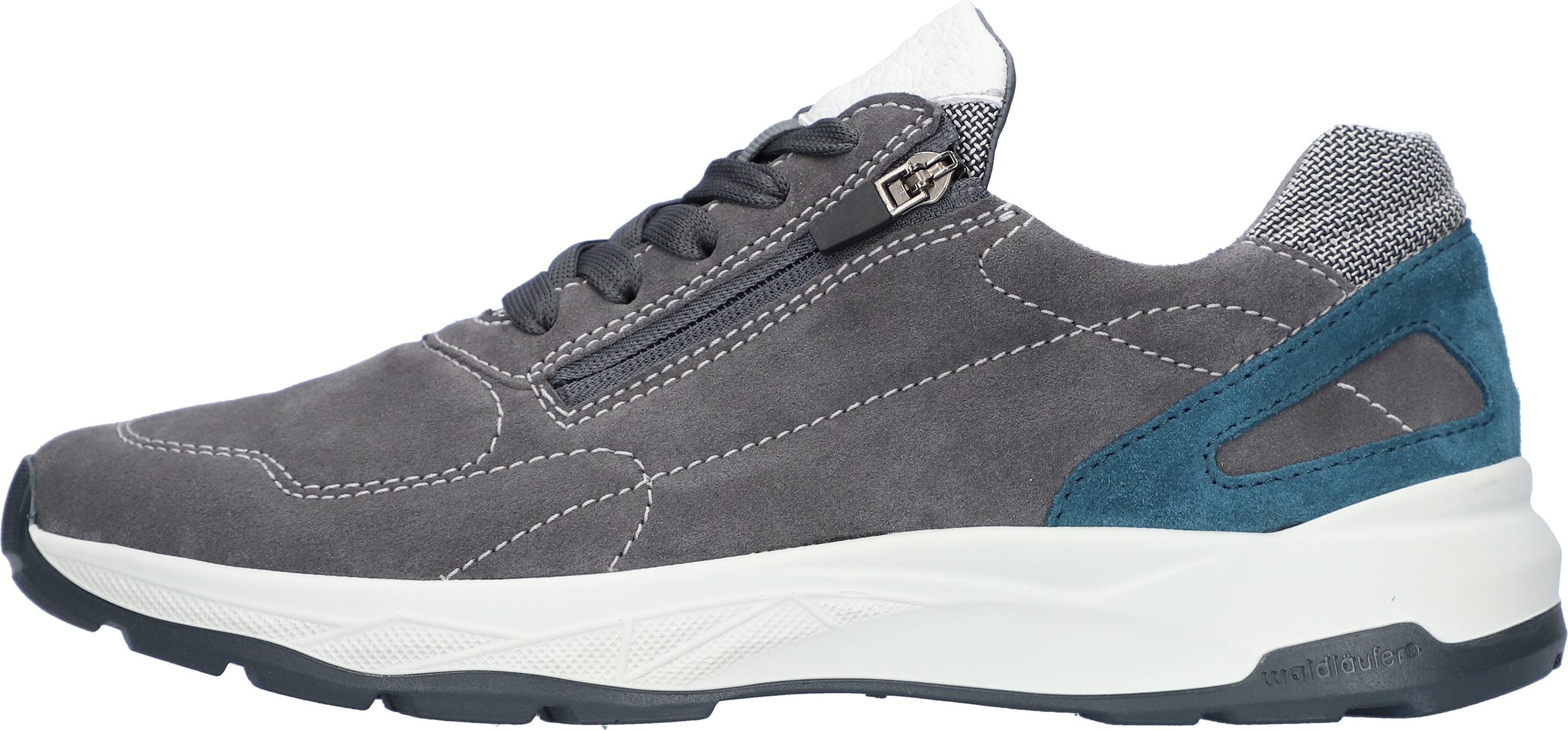 Waldläufer Sneaker »H-TOM«  Schnürschuh, Halbschuh mit seitlichem Reißverschluss, H-Weite