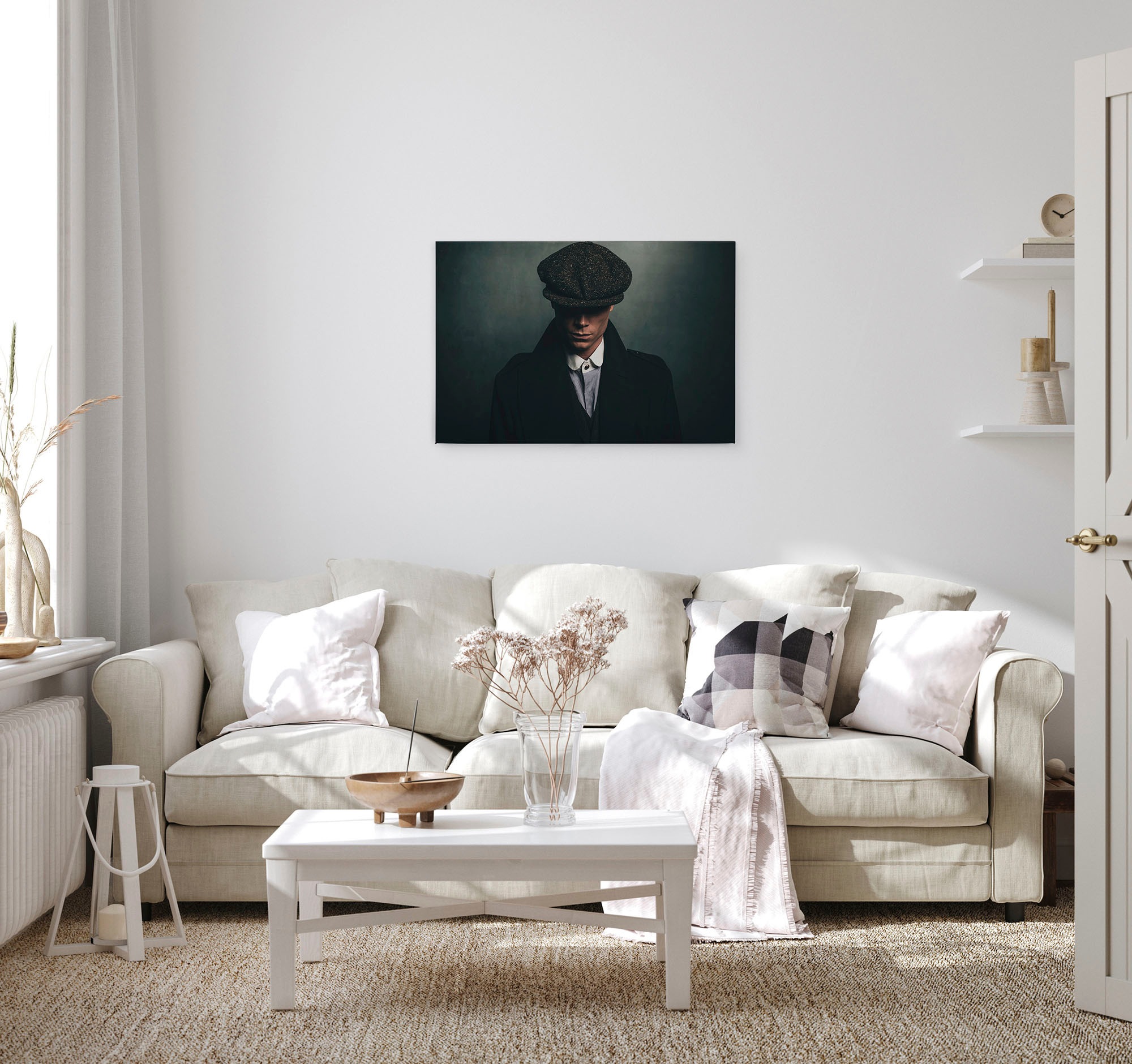 A.S. Création Leinwandbild »roger«, Kunst-Personen-Kinder, (1 St.), Keilrahmen Bild Mann Leinwand-Bild Wohnzimmer modern Wandbild Kinder