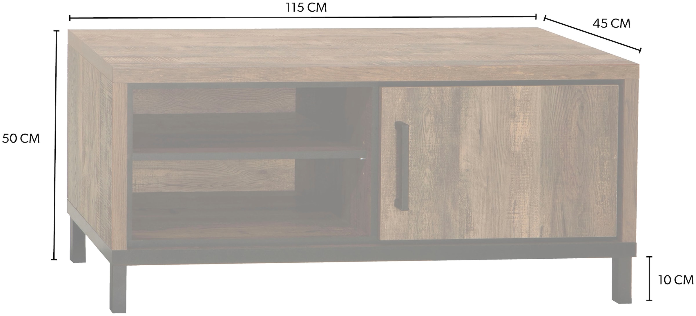 OMG Design TV-Schrank »Vasto Lowboard« mit Soft-Close, in zwei Breiten