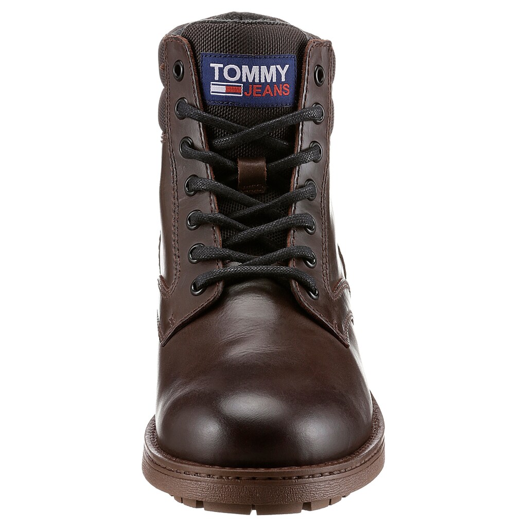 Tommy Jeans Schnürboots »CLASSIC SHORT LACE UP BOOT« mit weich ...